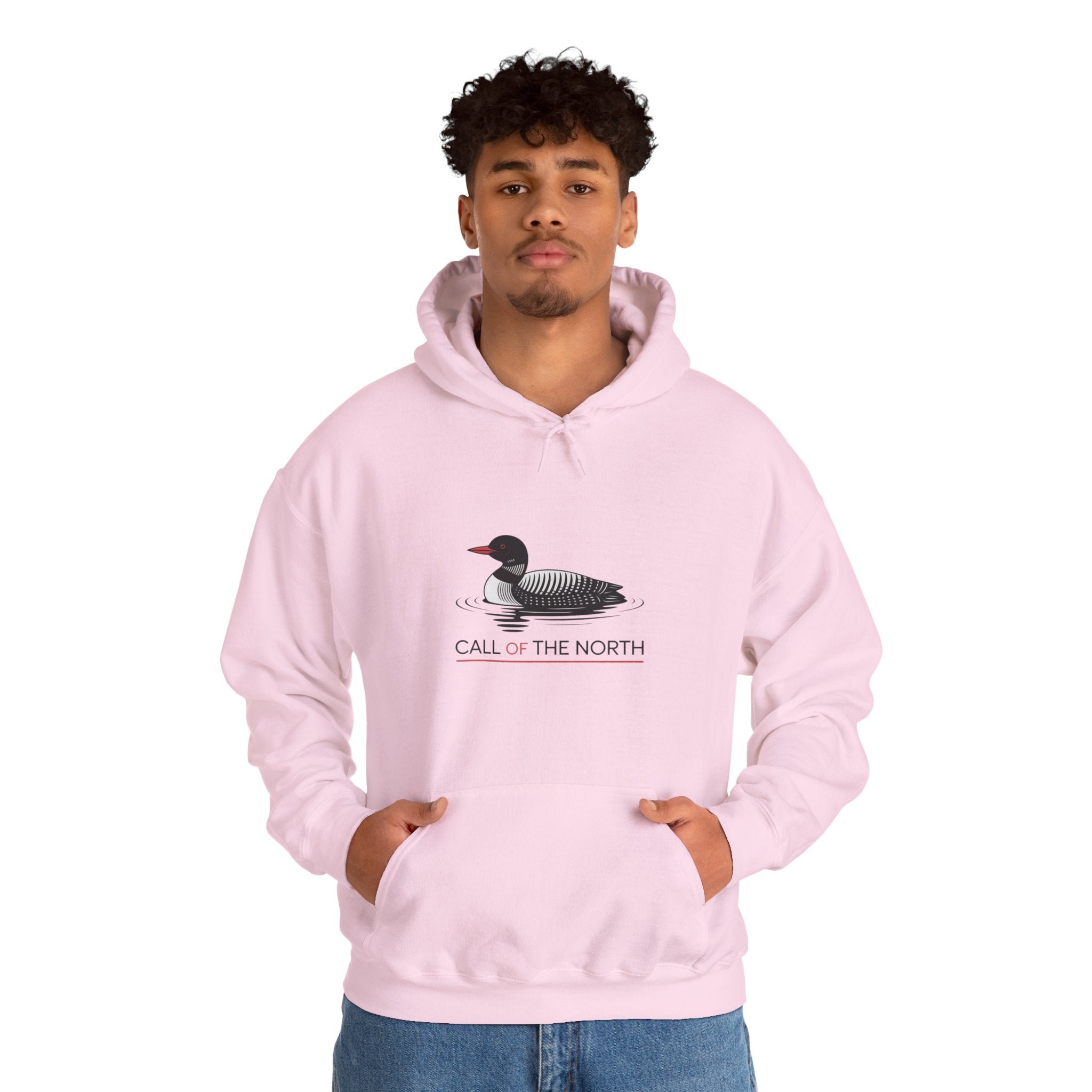 Loon Graphic Hoodie — "Call of the North" Nature Pullover