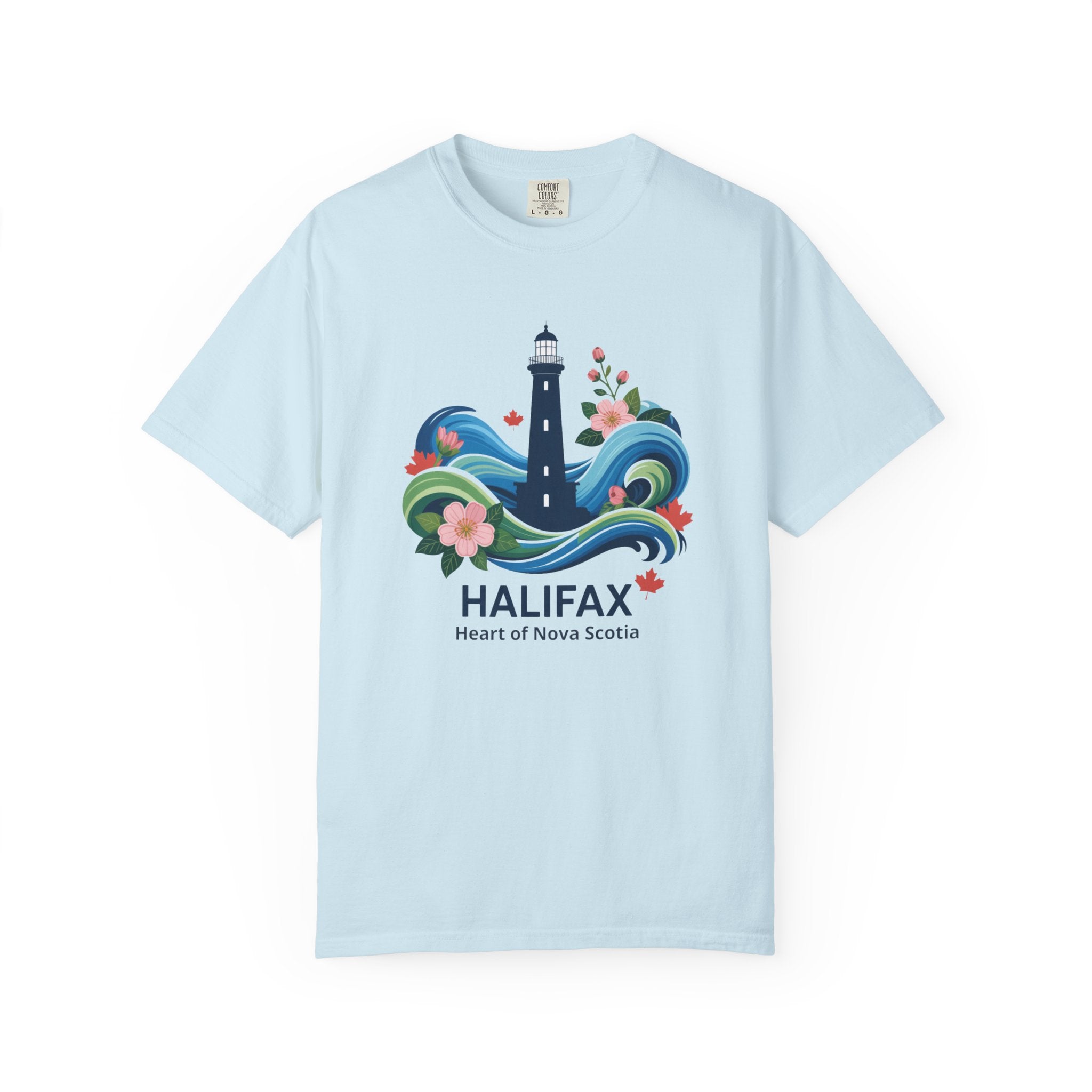 Halifax Lighthouse Graphic T-Shirt — Coastal Nova Scotia Souvenir
