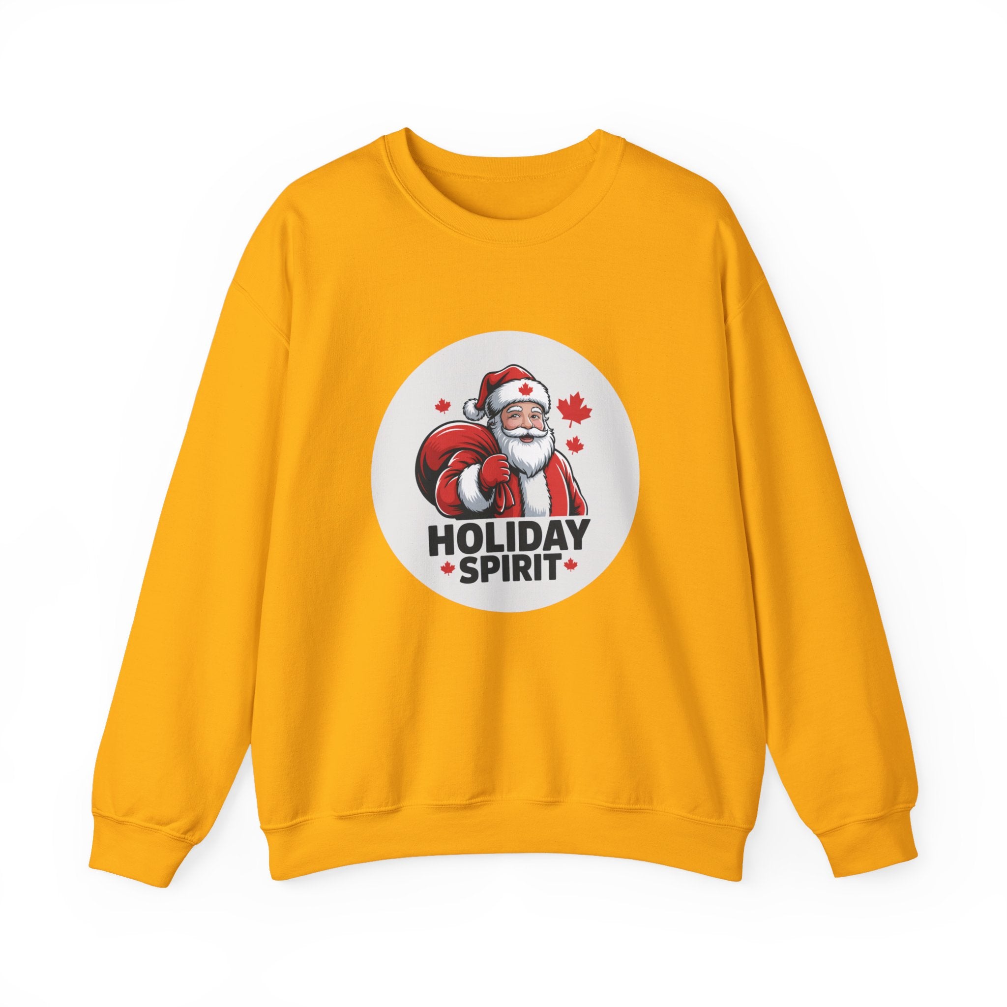 Holiday Spirit Sweatshirt — Santa Claus Christmas Crewneck