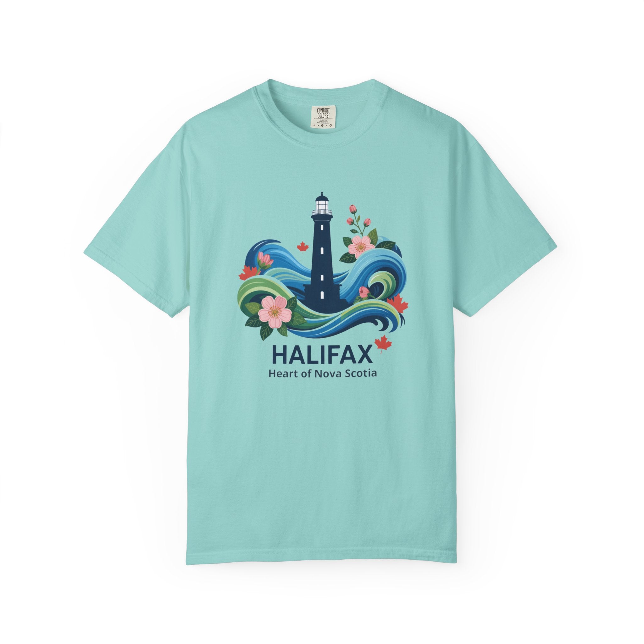 Halifax Lighthouse Graphic T-Shirt — Coastal Nova Scotia Souvenir