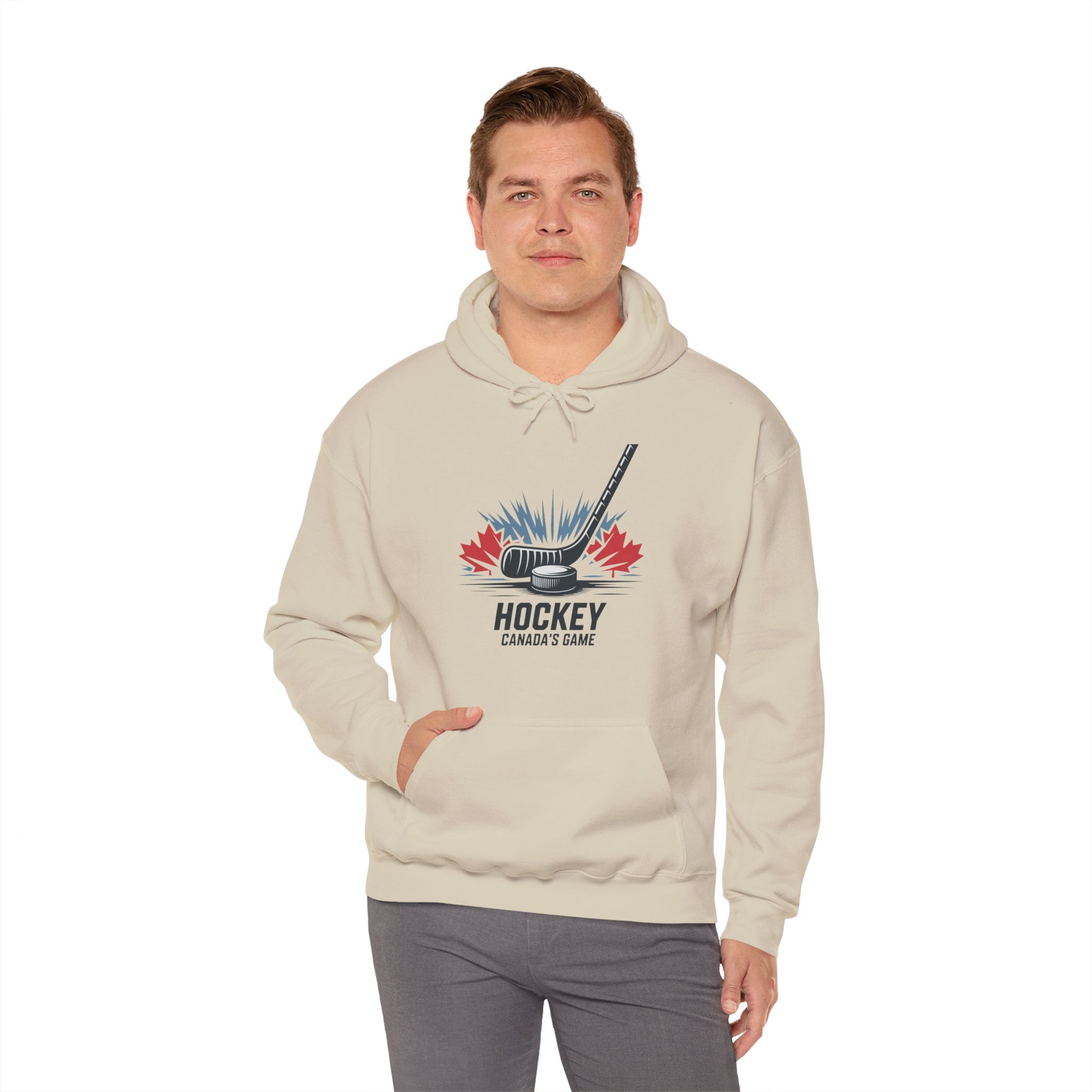 Hockey Canada Hoodie – "Hockey: Canada’s Game" Graphic Pullover