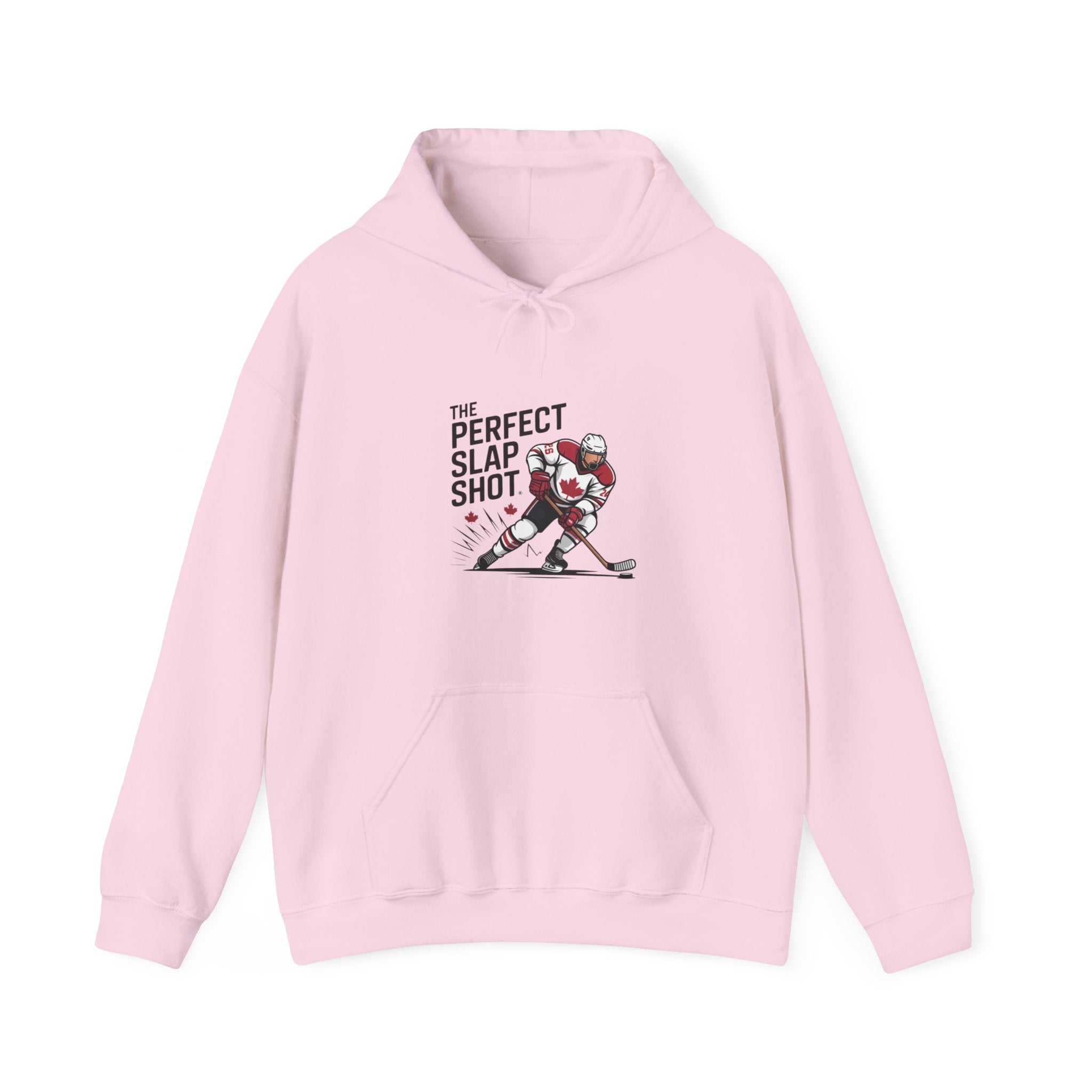 Hockey Slapshot Hoodie – "The Perfect Slap Shot" Graphic Hooded Sweatshirt