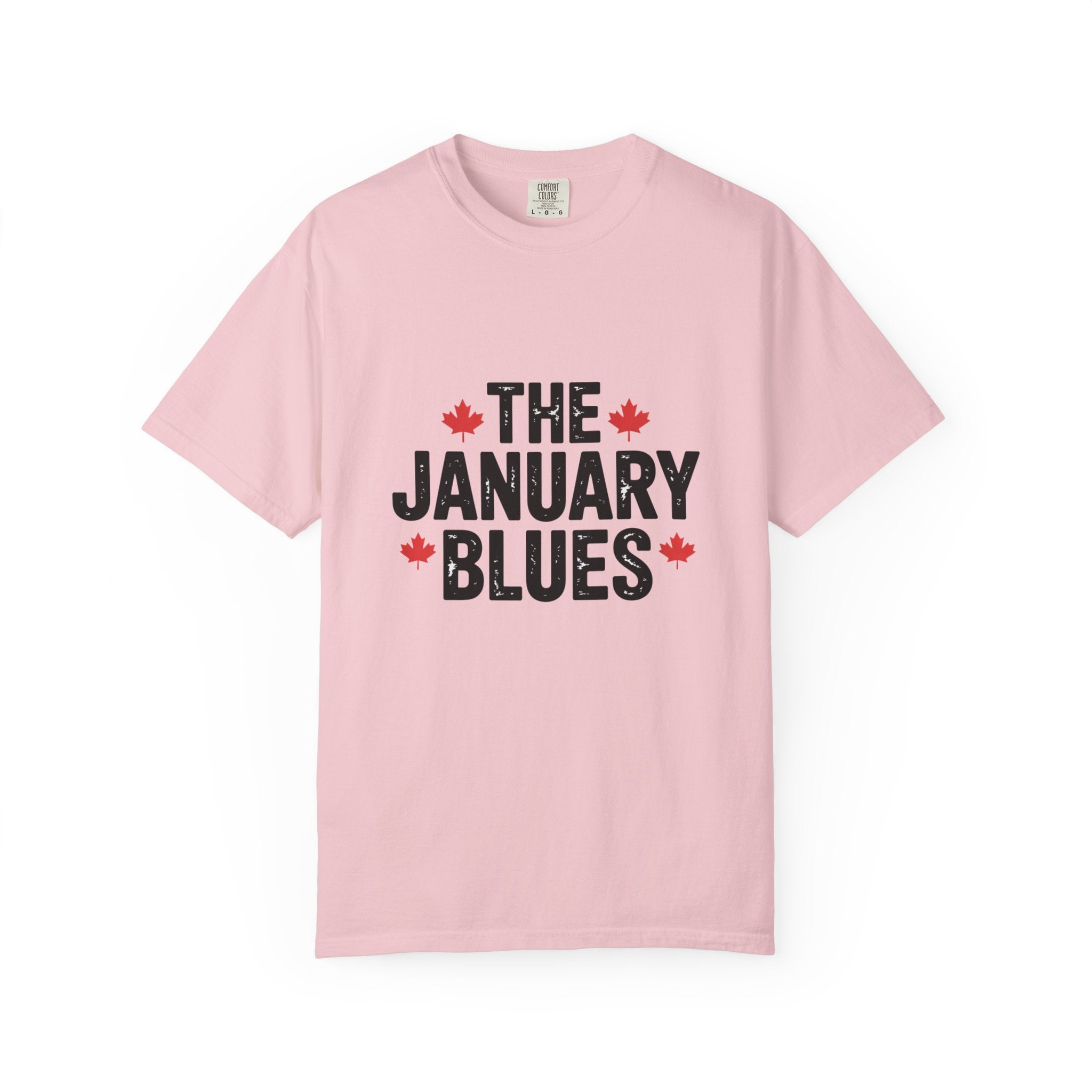 "The January Blues" Graphic Tee (Canadian Maple Leaf Accent) - T shirt