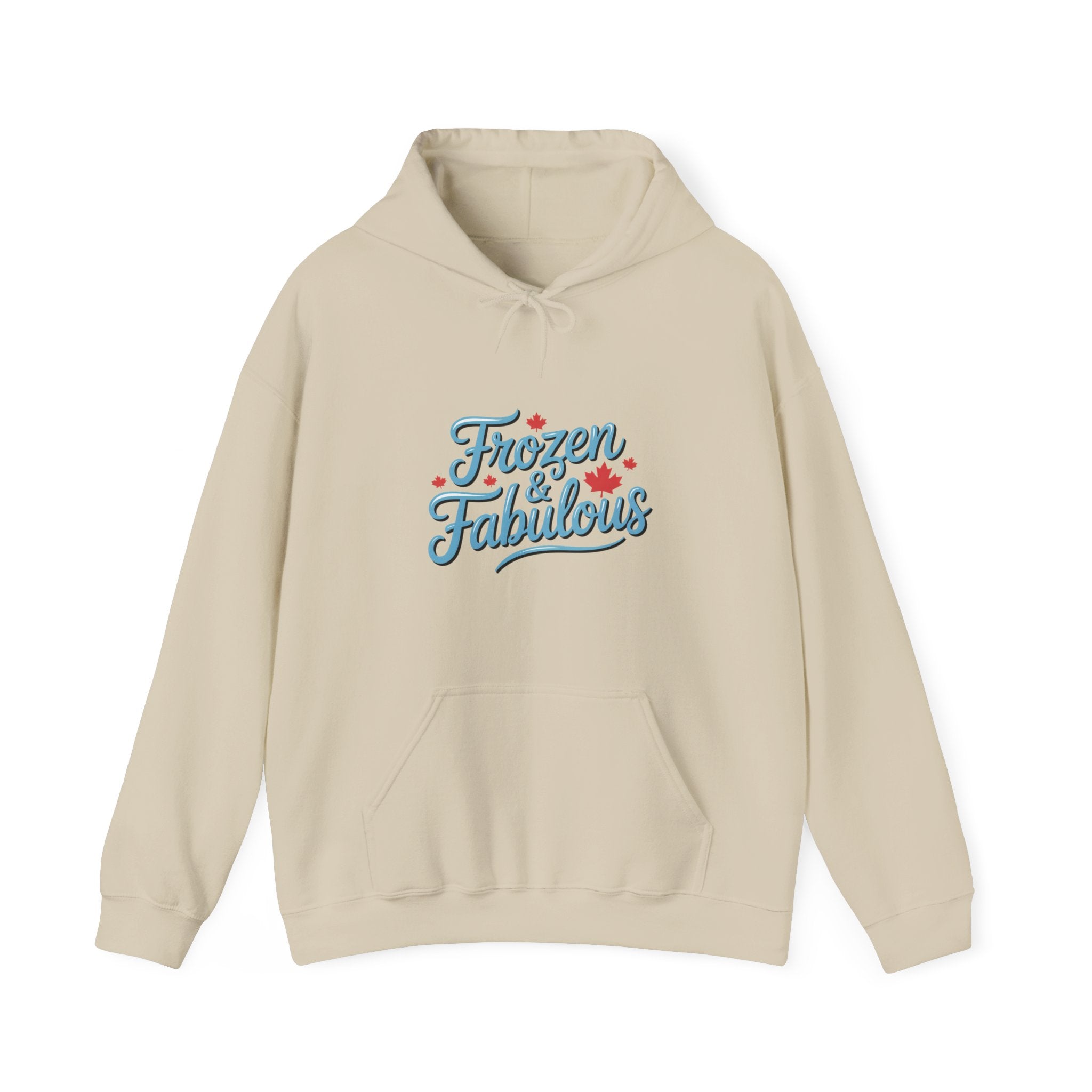 "Frozen & Fabulous" Retro Script Pullover - Hoodie