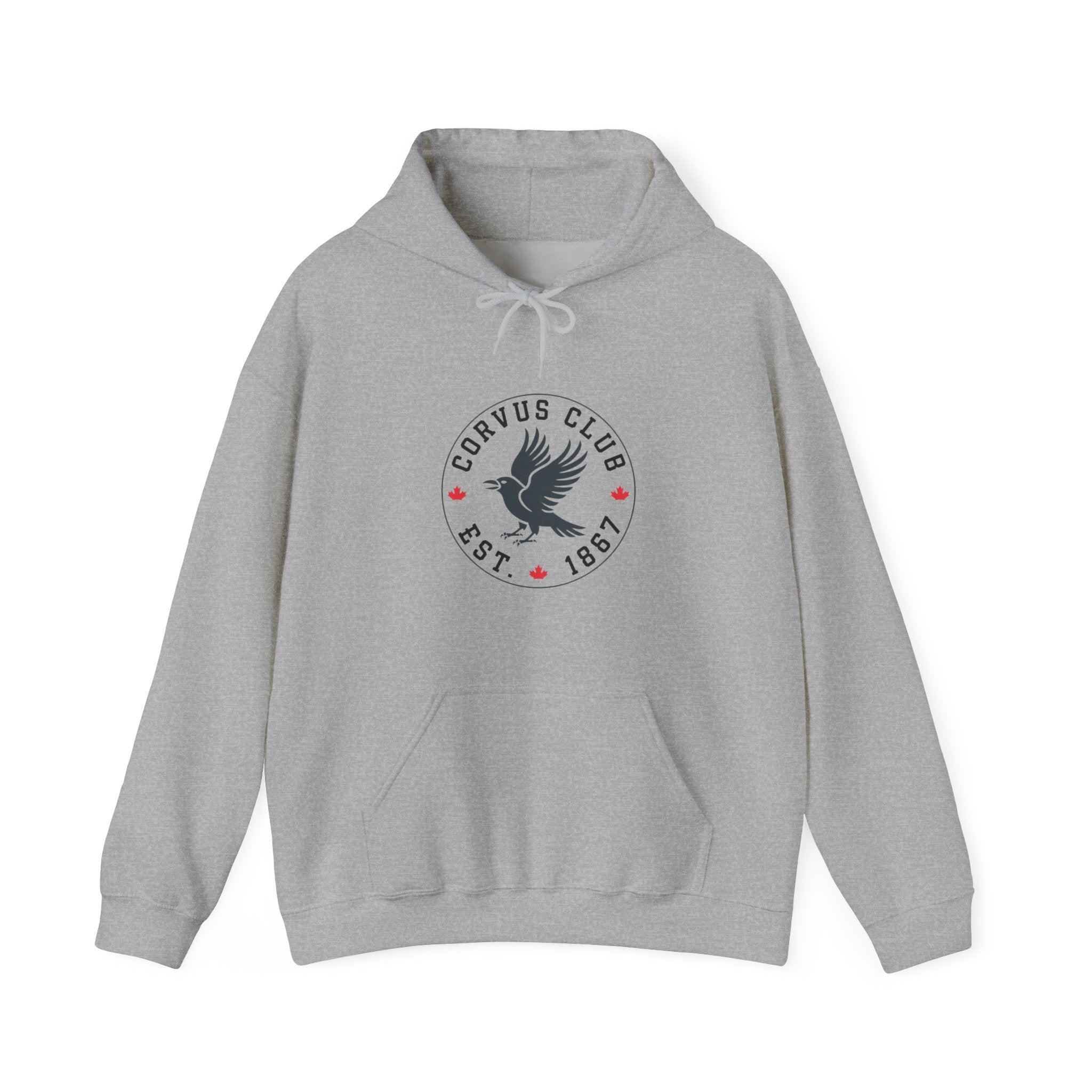 Corvus Club Est. 1861 Raven Crest - Pullover Hoodie
