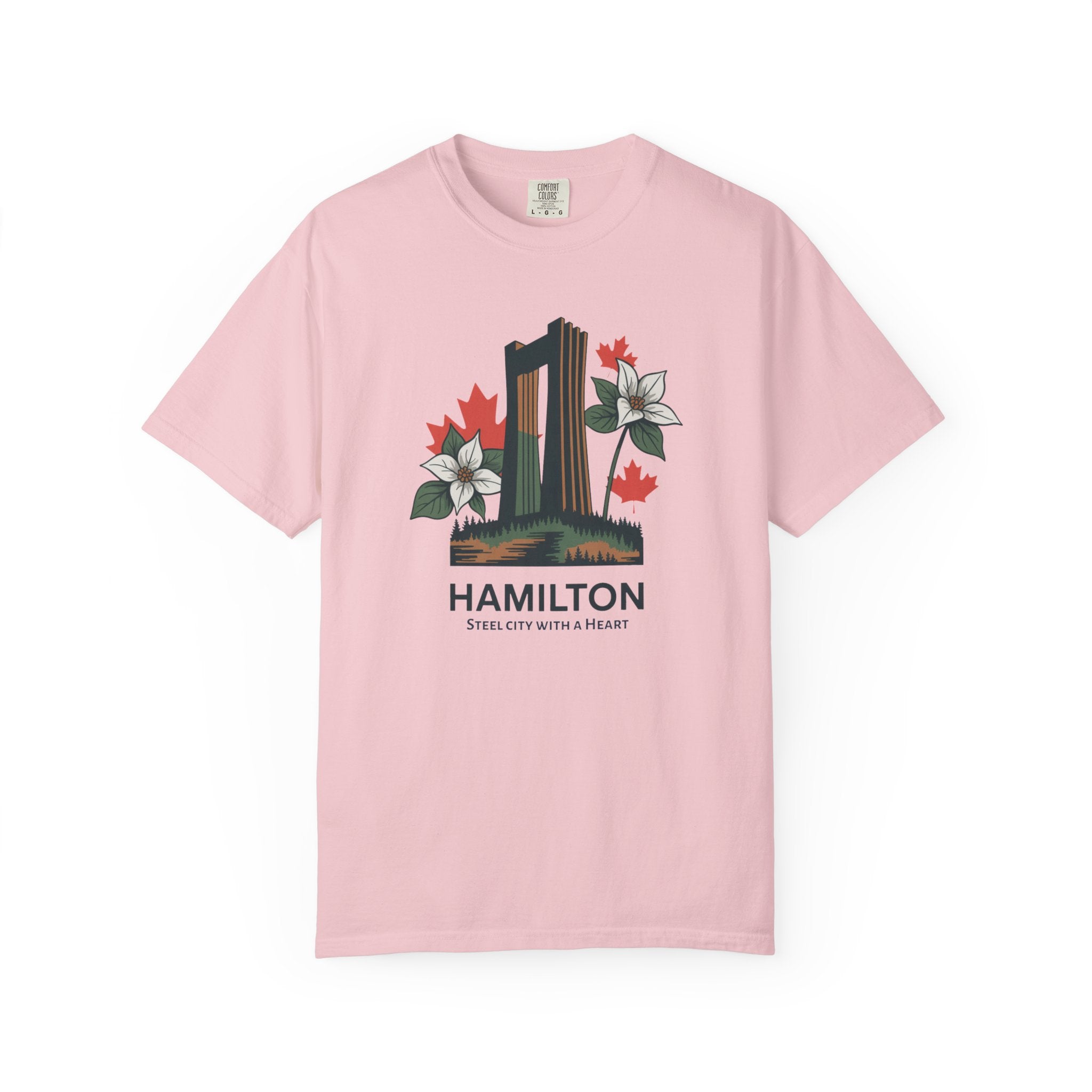 Hamilton Landmark Tee — 'Steel City with a Heart' Graphic T-Shirt
