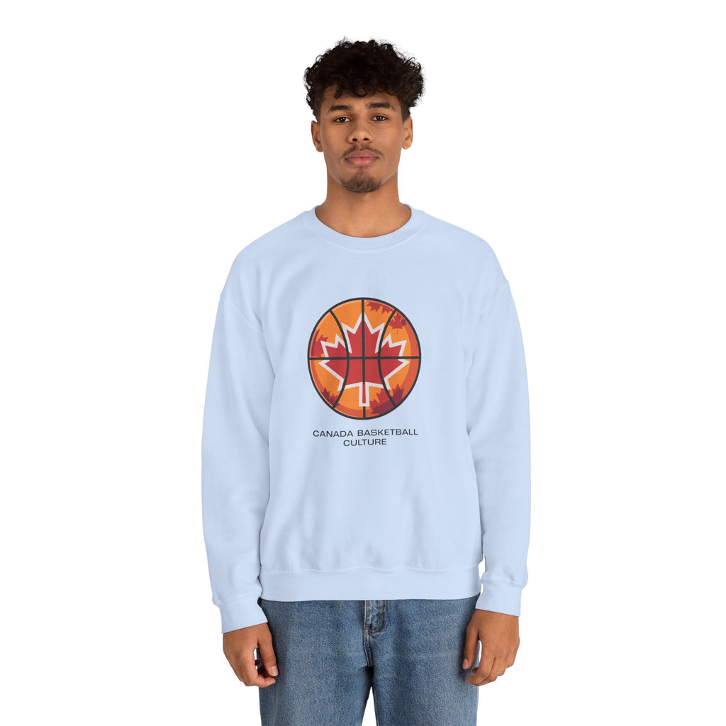 Canada Basketball Culture Sweatshirt — Maple Leaf Basketball Crewneck