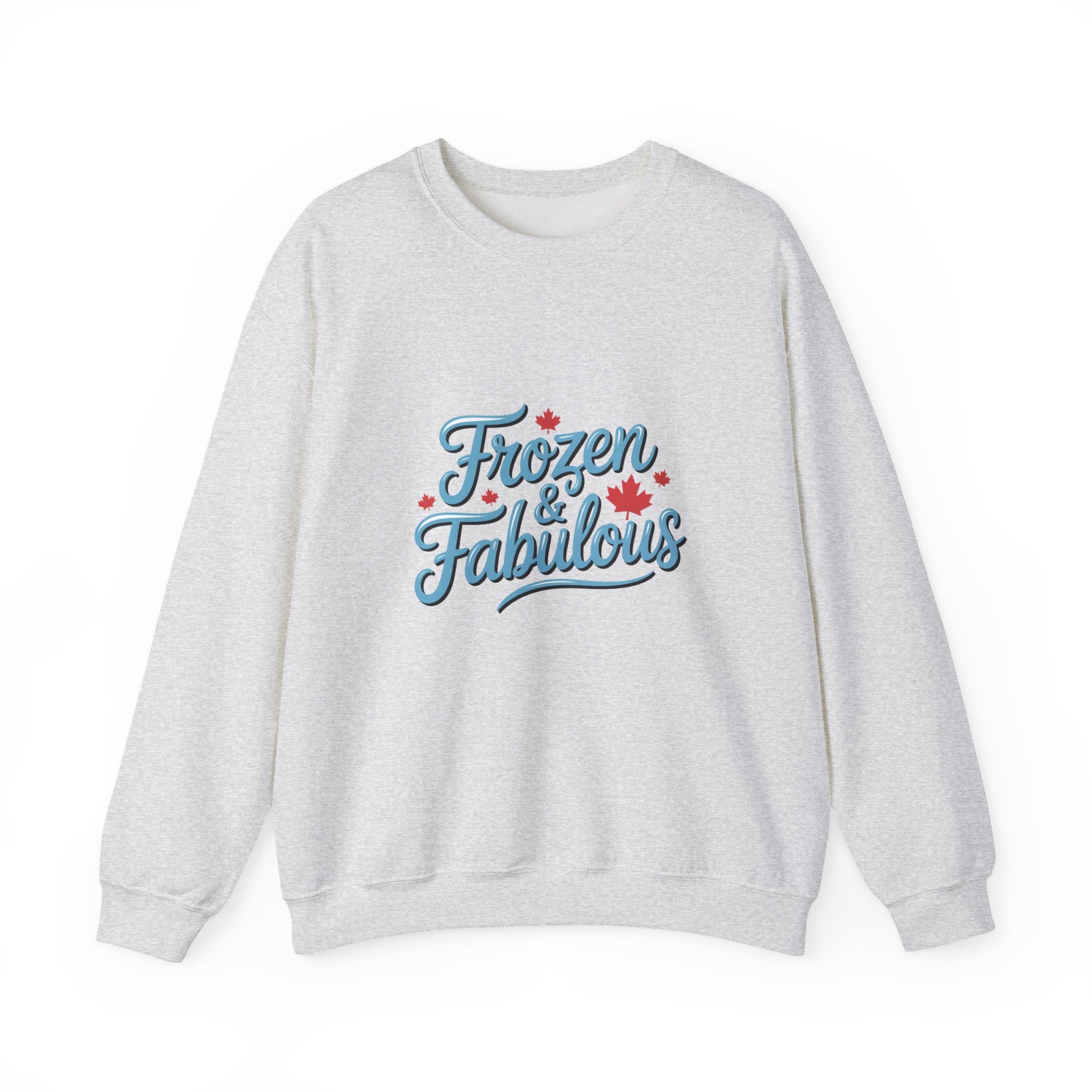 "Frozen & Fabulous" Cozy Winter Crewneck Sweatshirt