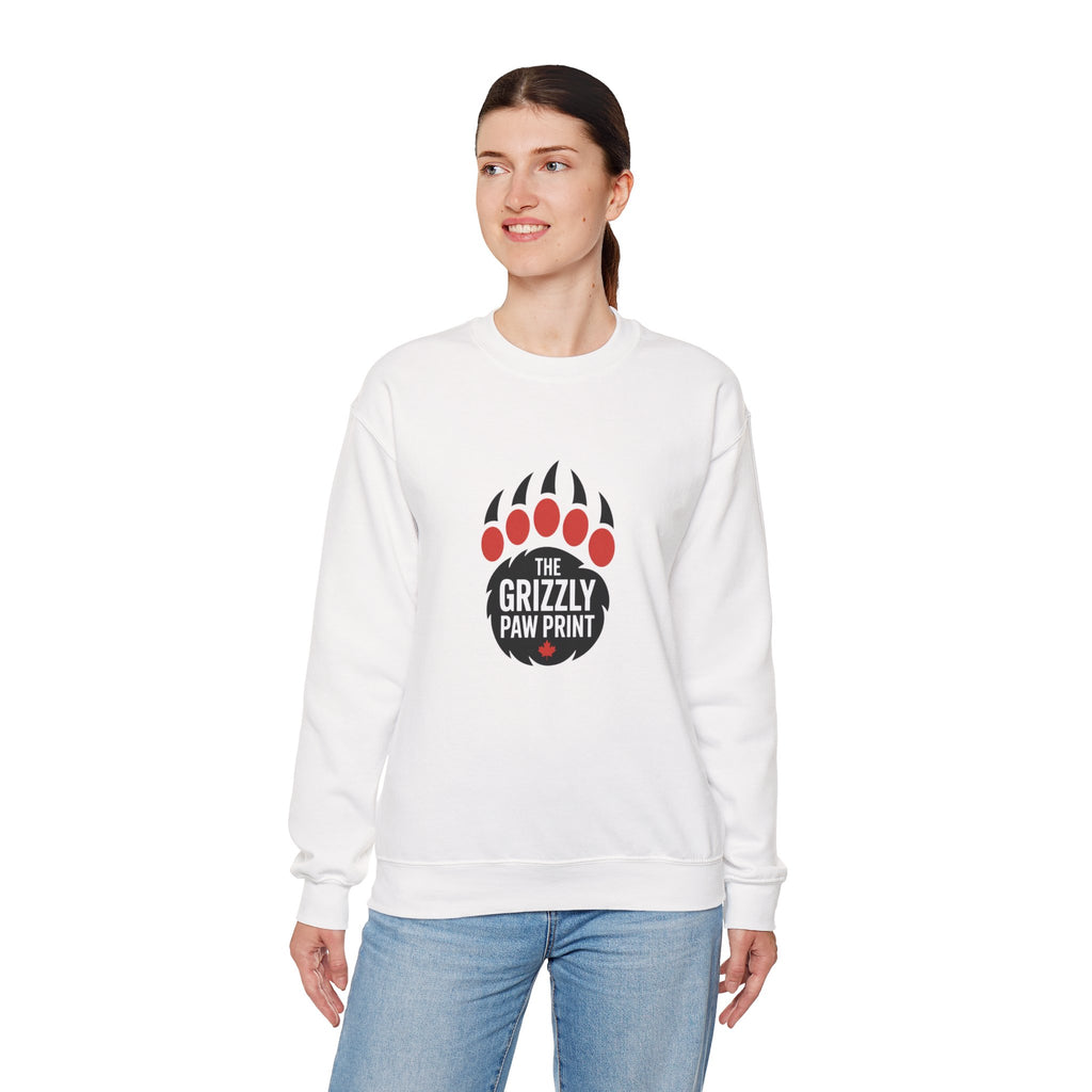 The Grizzly Paw Print Logo Crewneck - Sweatshirt