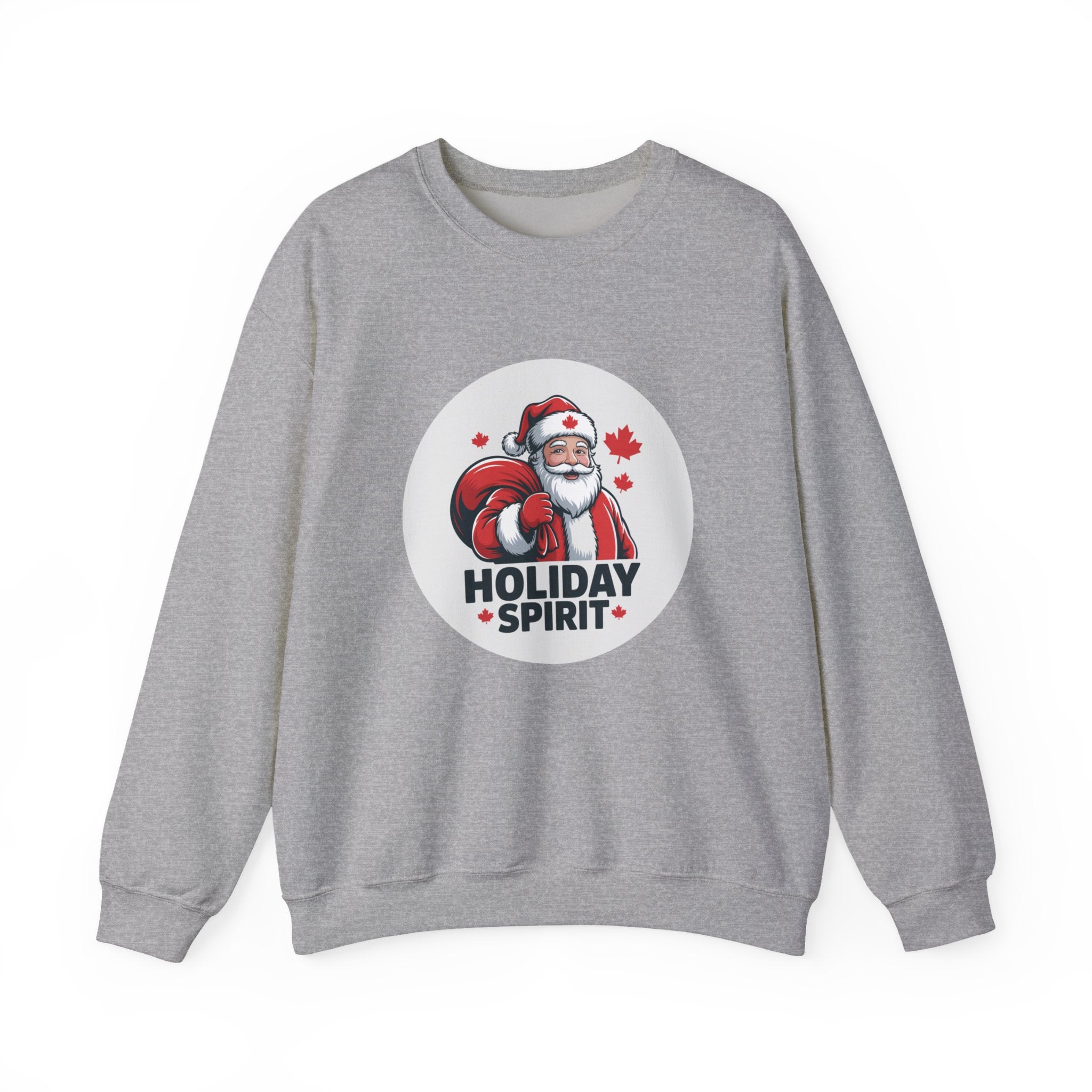 Holiday Spirit Sweatshirt — Santa Claus Christmas Crewneck