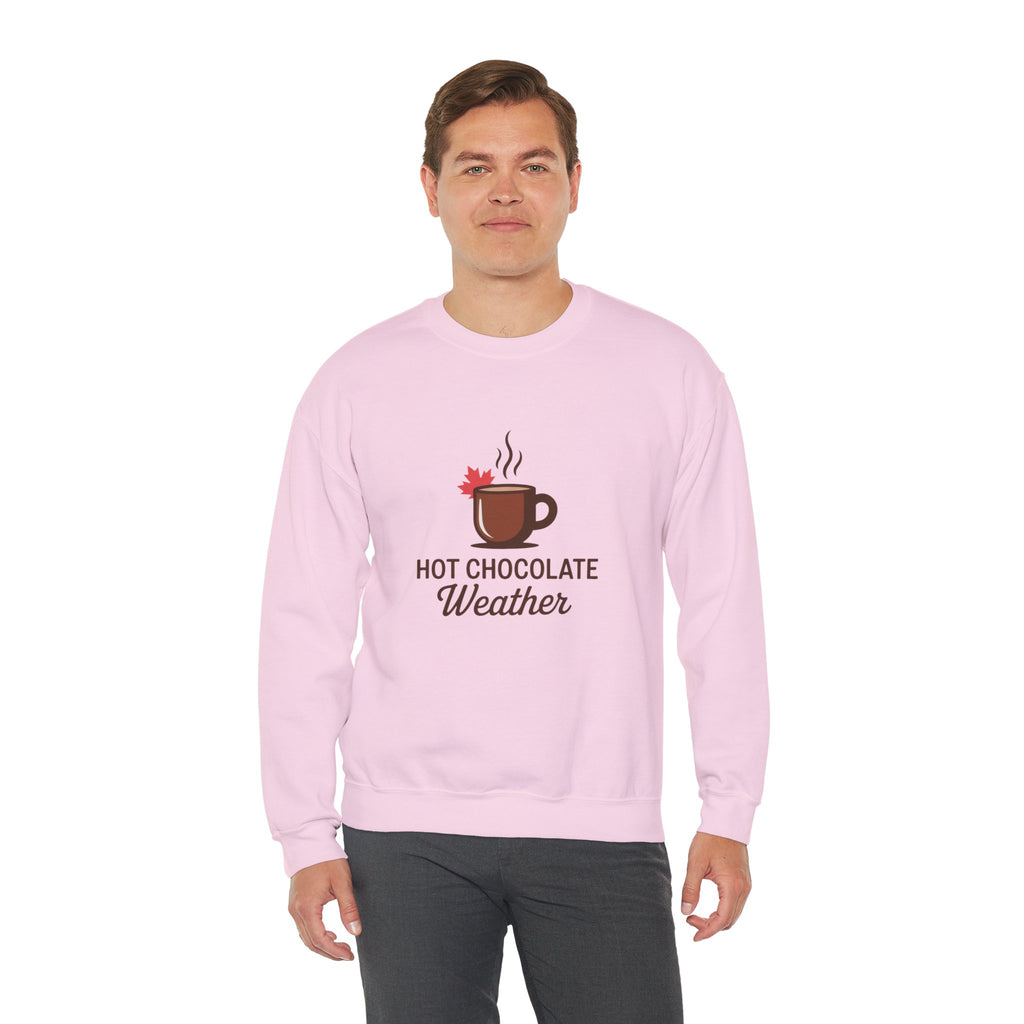 Hot Chocolate Weather Sweatshirt – Cozy Fall & Winter Crewneck