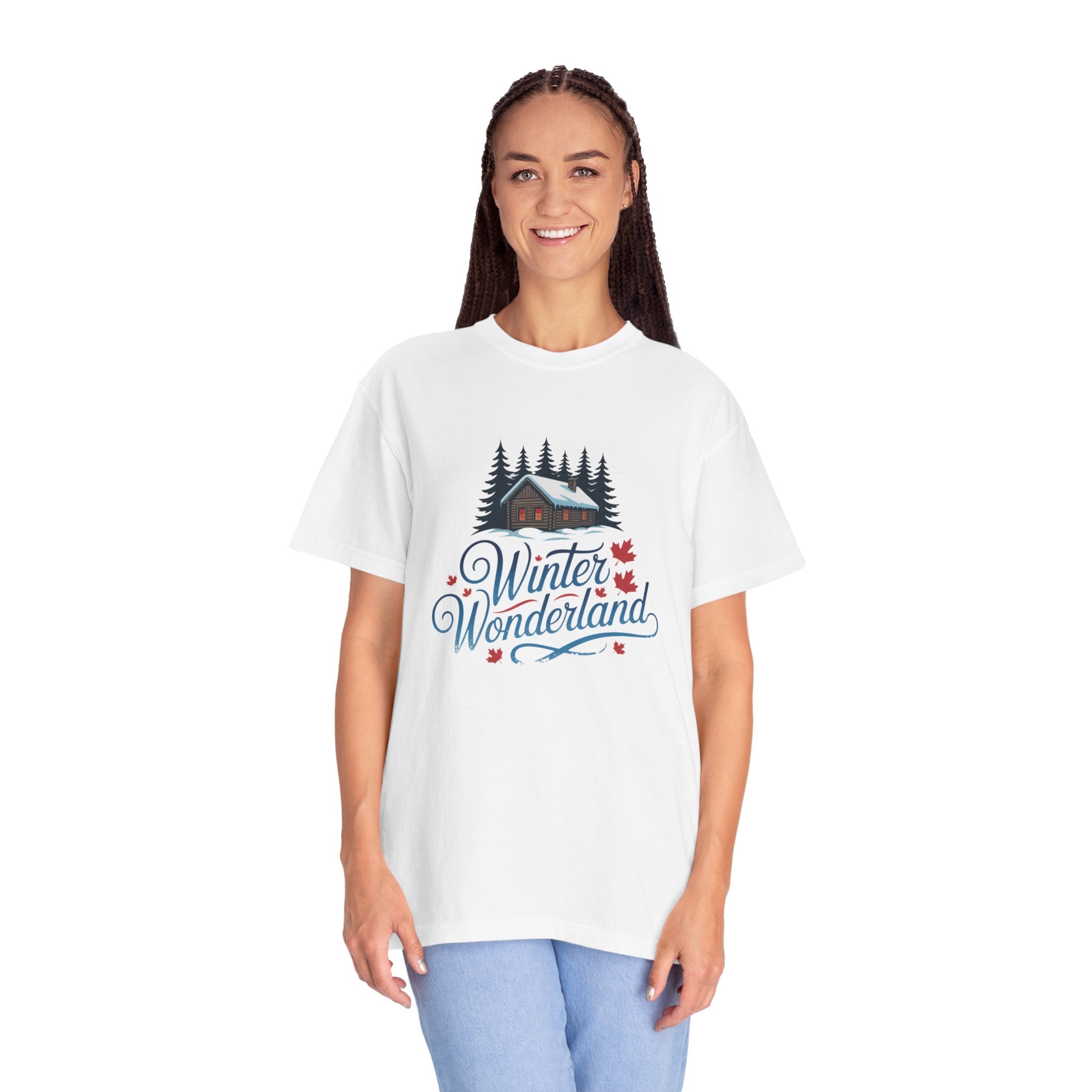 Winter Wonderland T-Shirt — Cabin & Pine Forest Holiday Tee