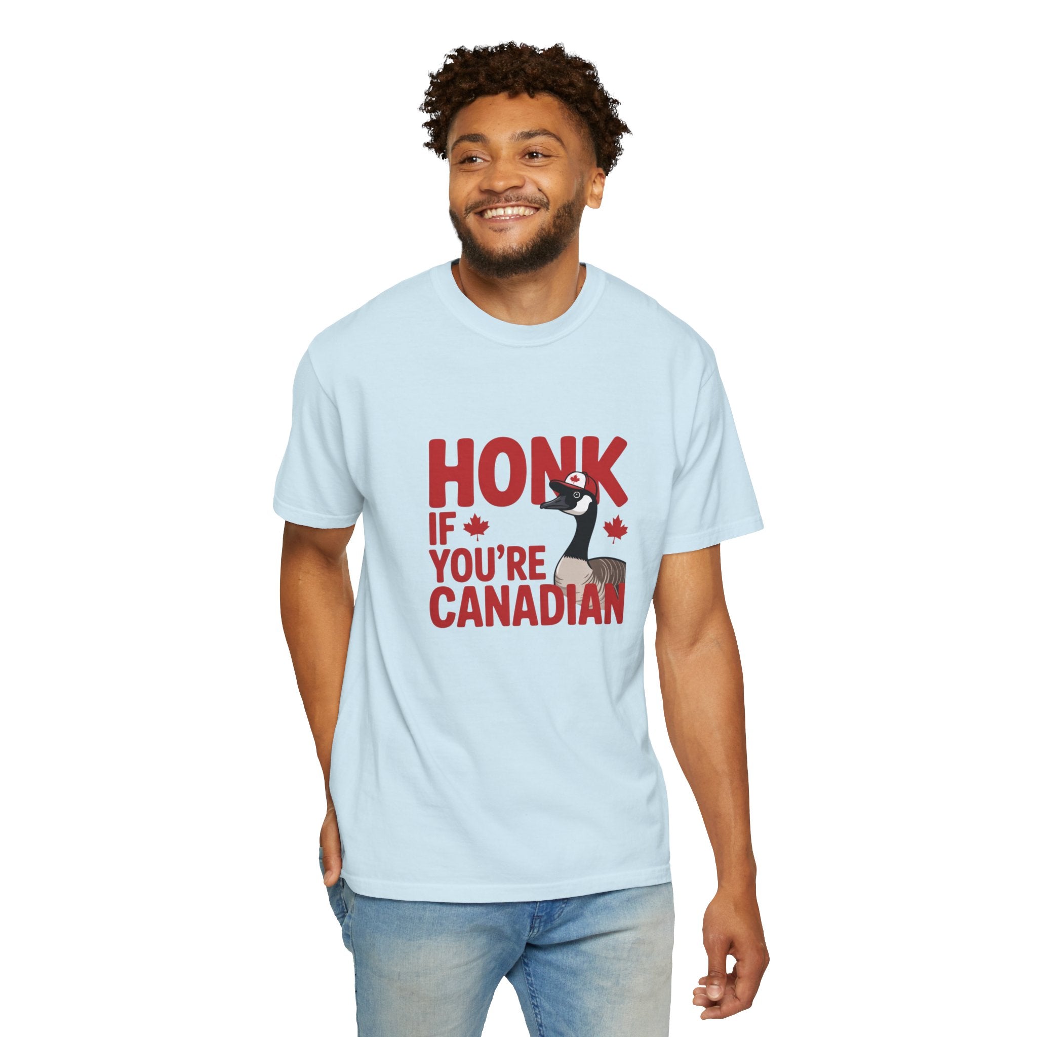 Honk If You’re Canadian T-Shirt — Funny Canada Goose Pride Tee