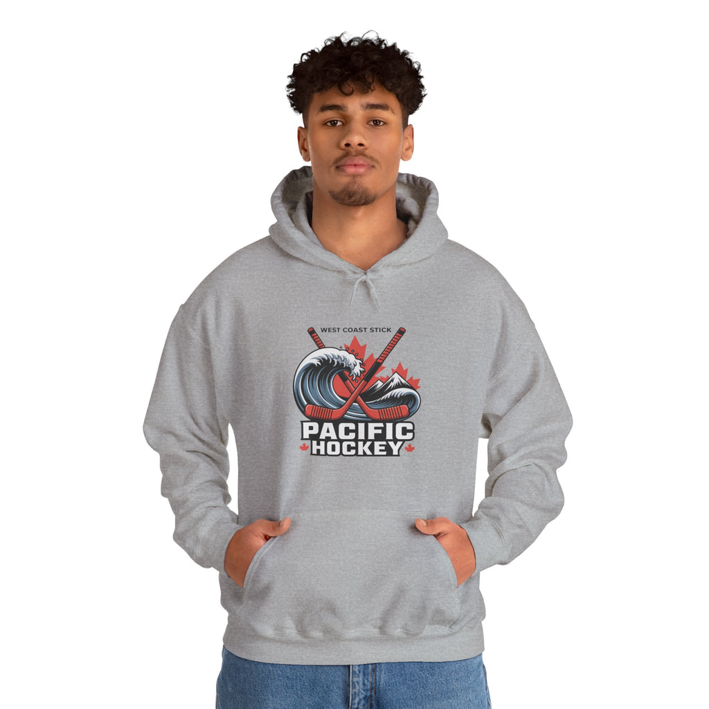 Pacific Hockey Hoodie — West Coast Waves Hockey Logo Pullover