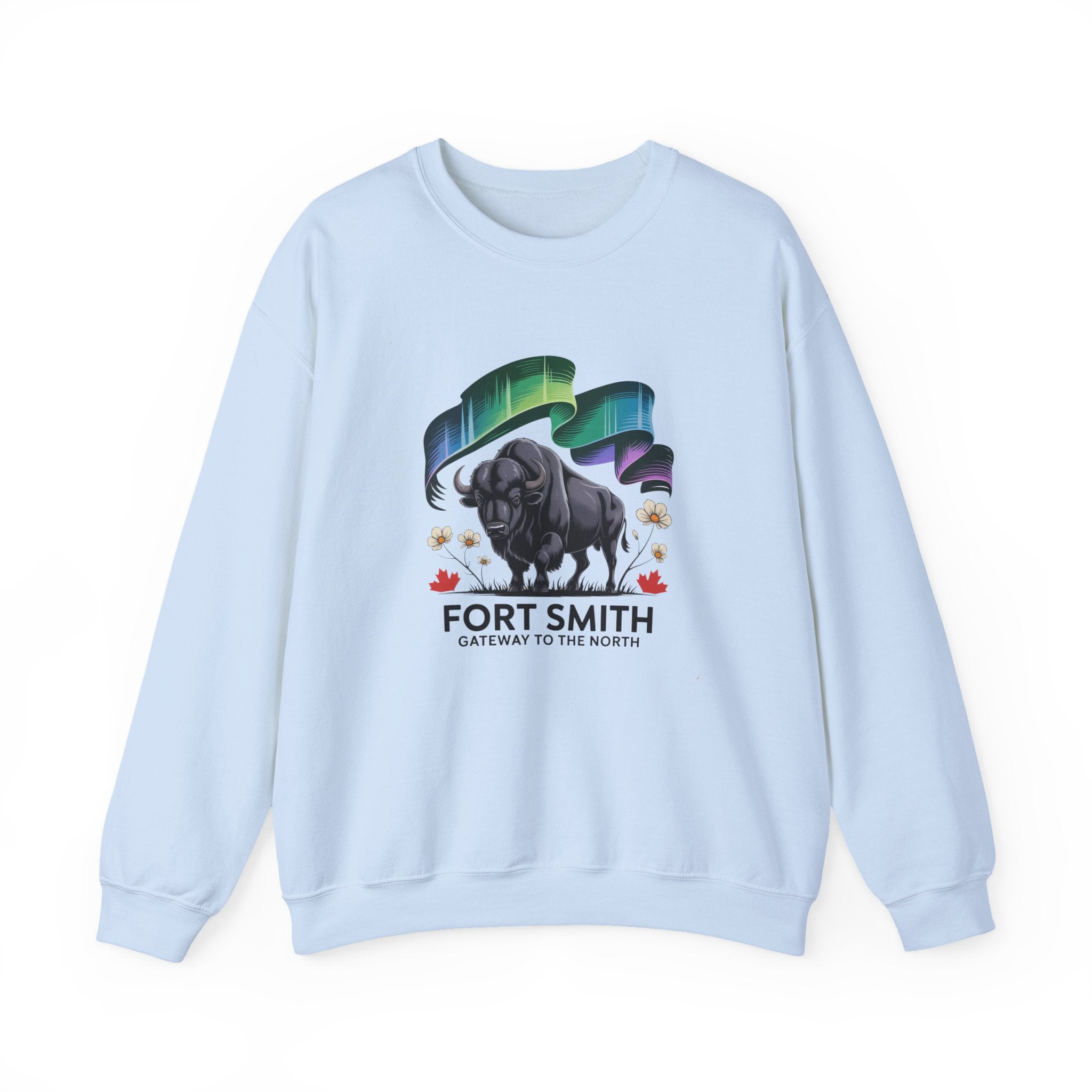 Fort Smith Northern Lights Bison Sweatshirt