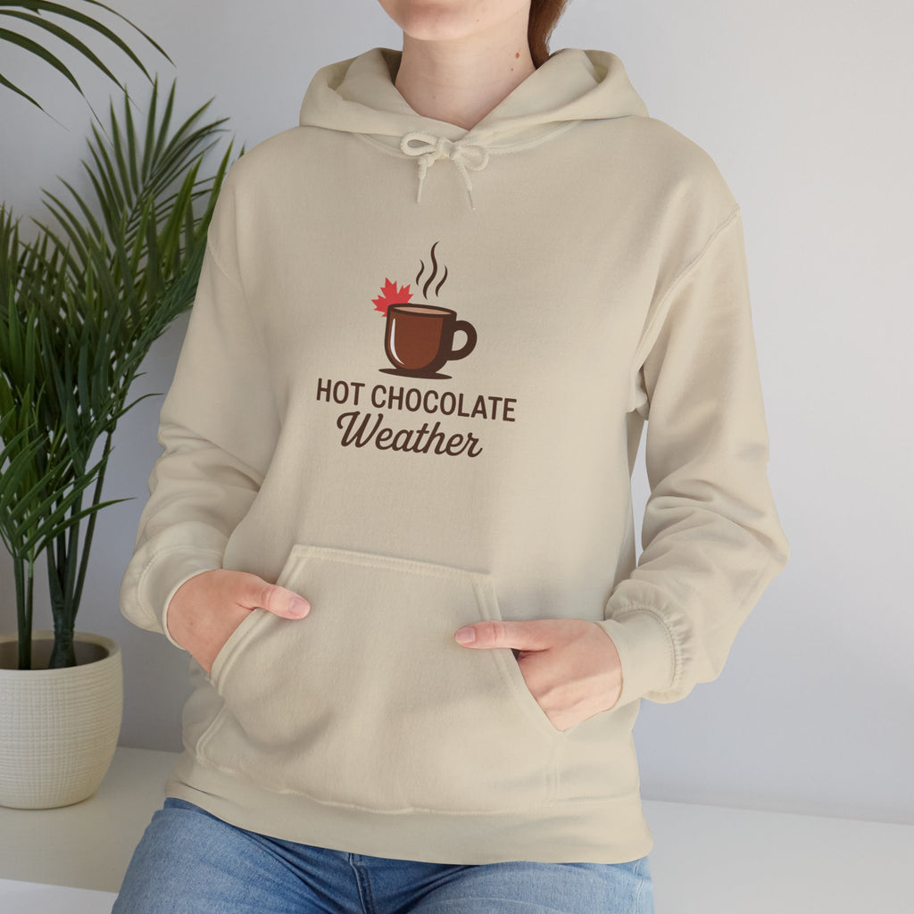 Hot Chocolate Weather Hoodie — Cozy Winter Cocoa Sweatshirt