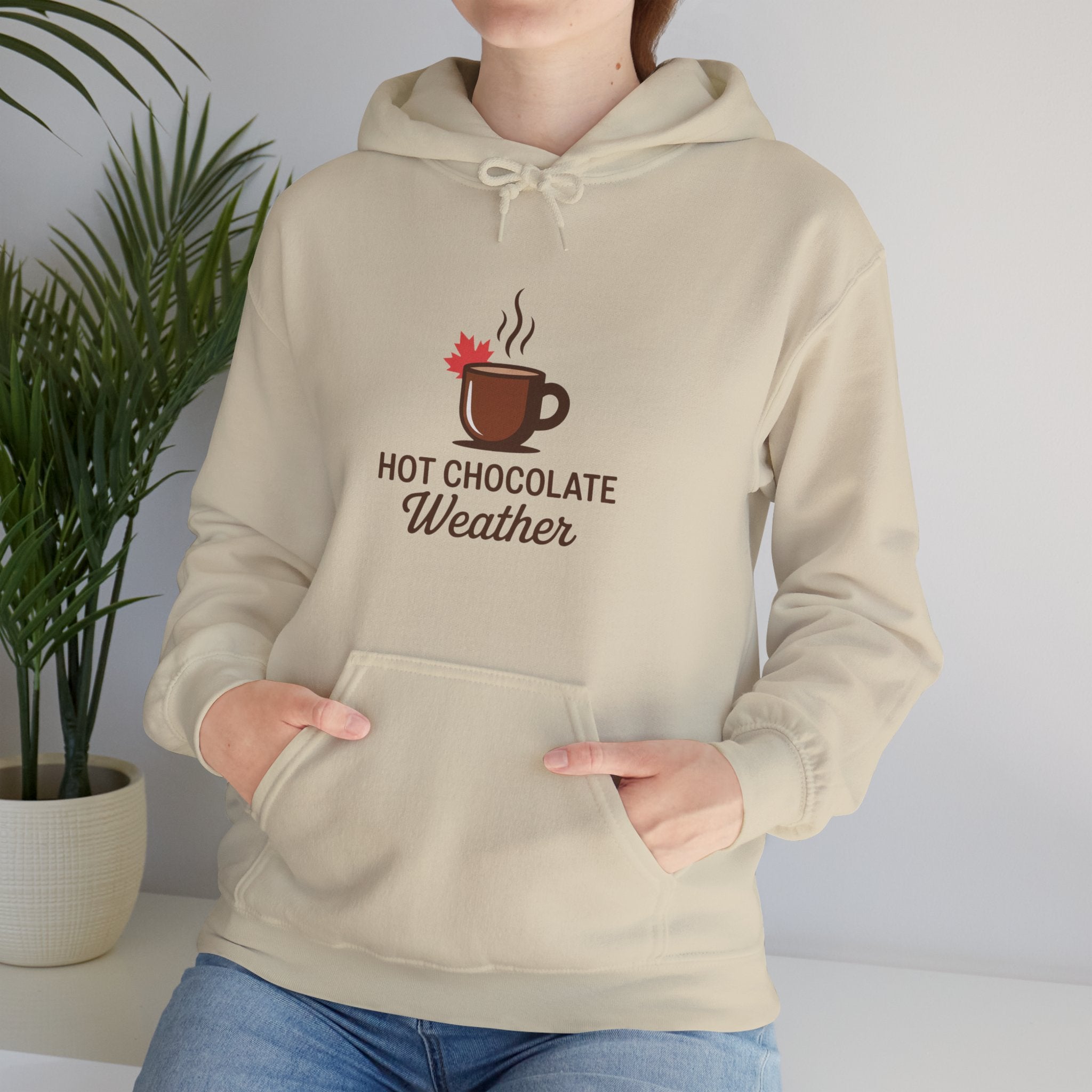 Hot Chocolate Weather Hoodie — Cozy Winter Cocoa Sweatshirt