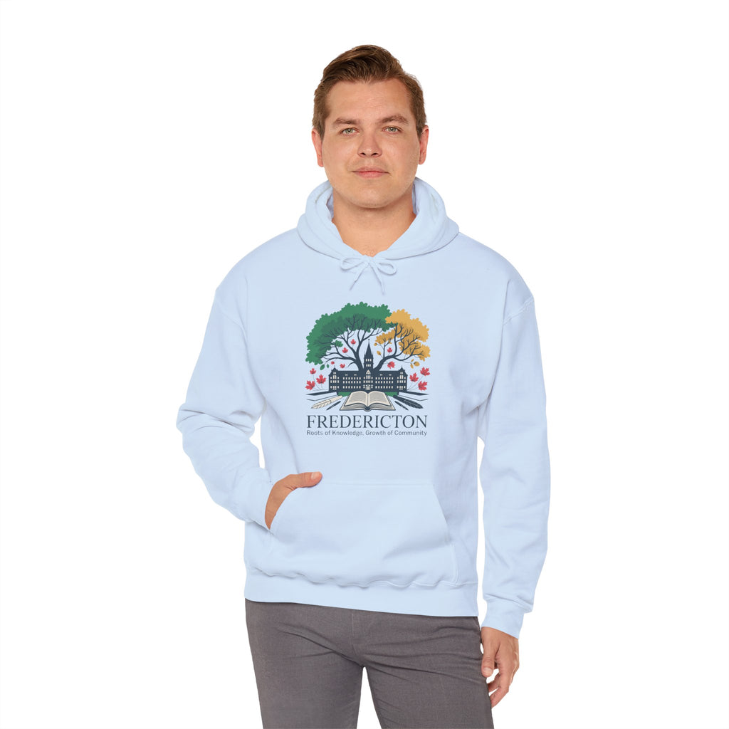 Fredericton Seasonal Tree Hoodie - Cityscape Autumn/Winter Sweatshirt
