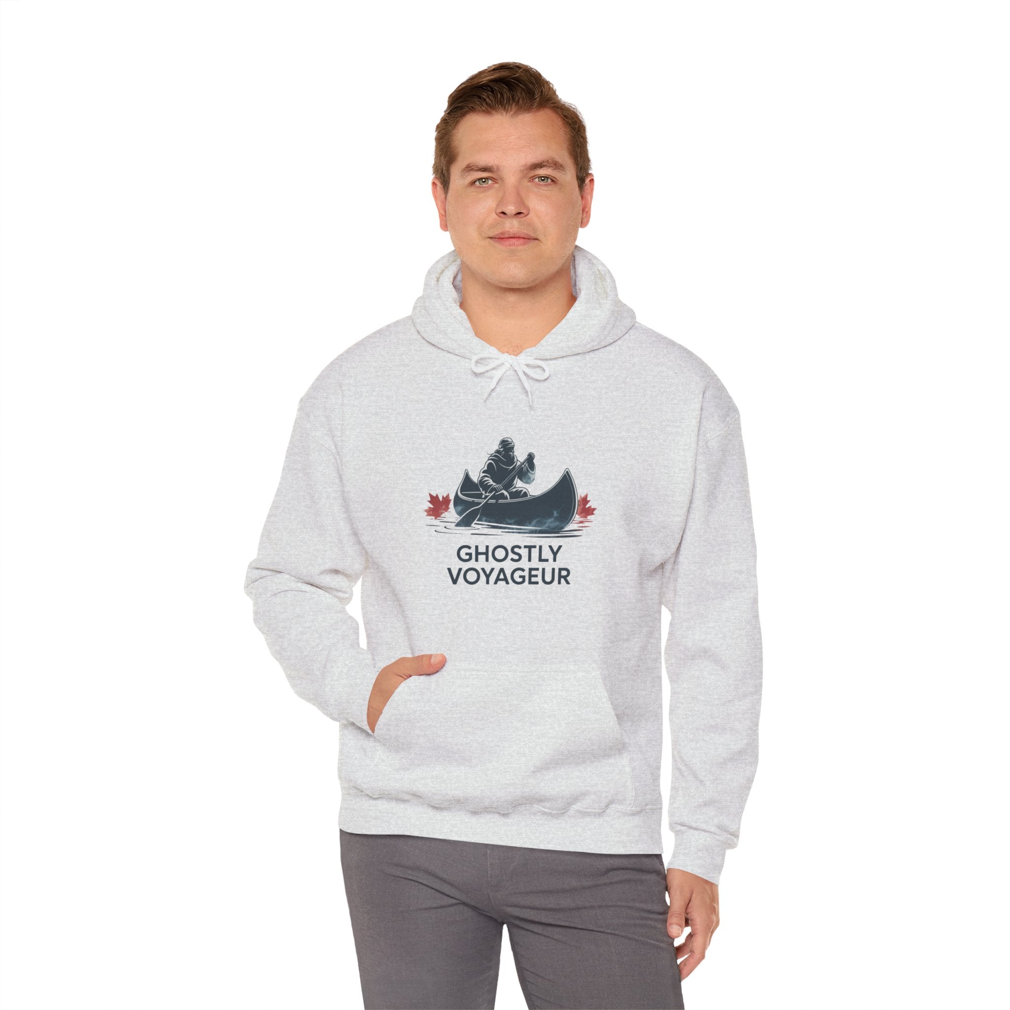 Ghostly Voyageur Canoe Hoodie