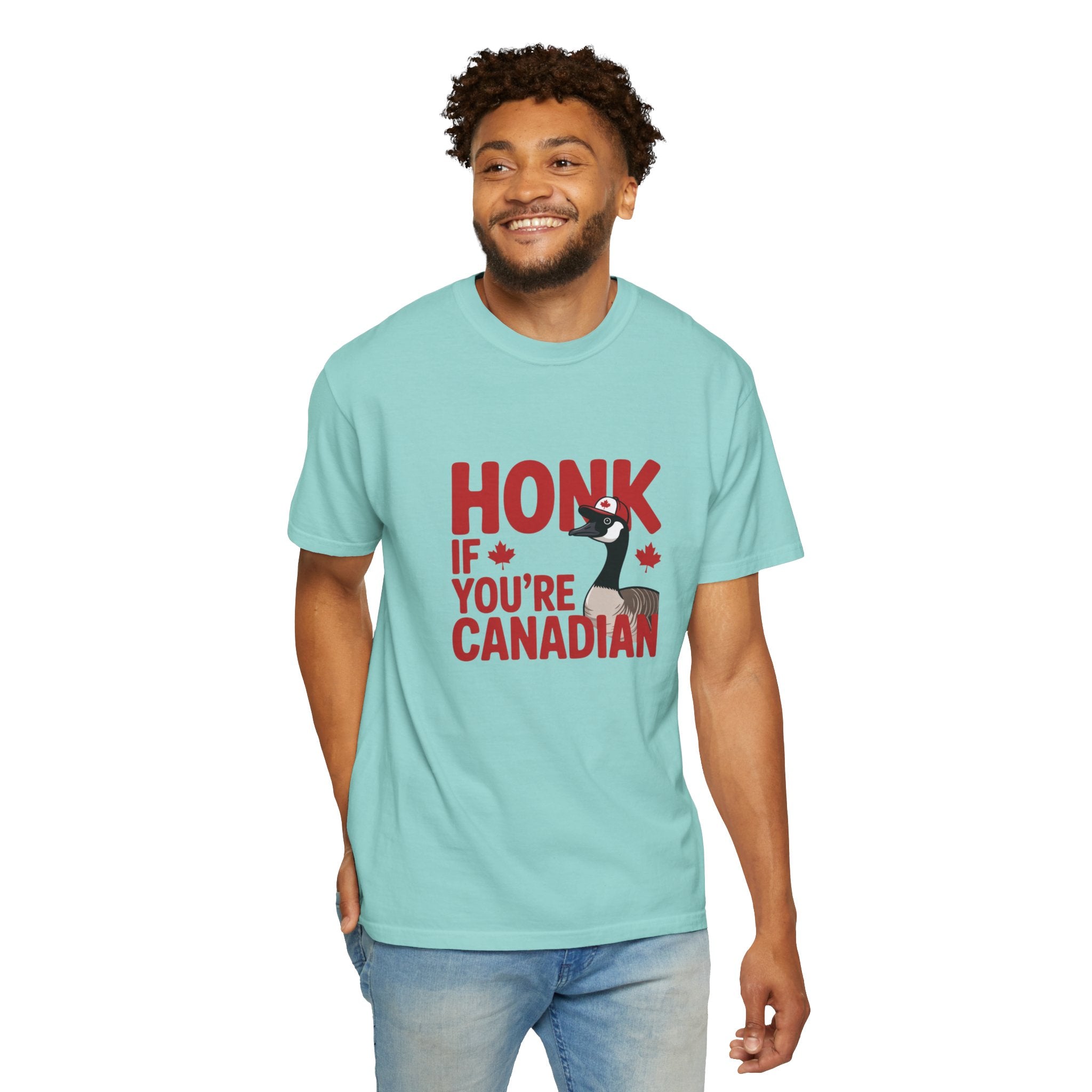 Honk If You’re Canadian T-Shirt — Funny Canada Goose Pride Tee