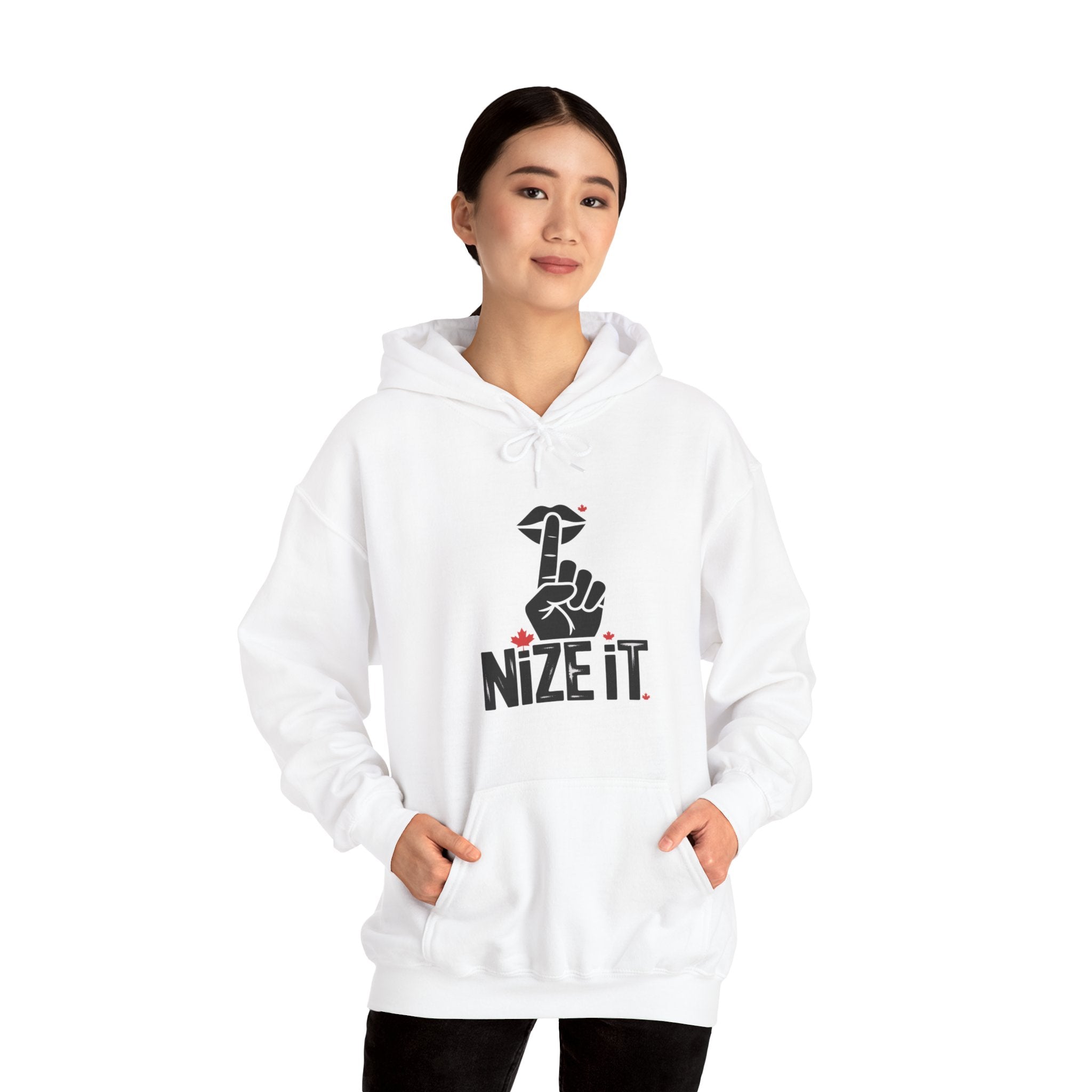 'NiZe iT' Peace Hand Graphic Pullover Hoodie
