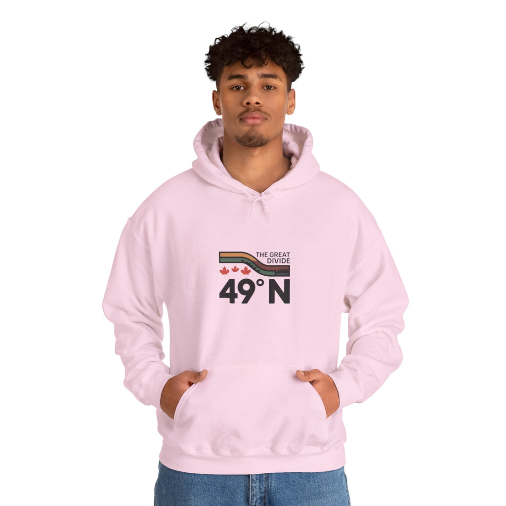 49N The Great Divide Hoodie — Canada Border Latitude Pullover