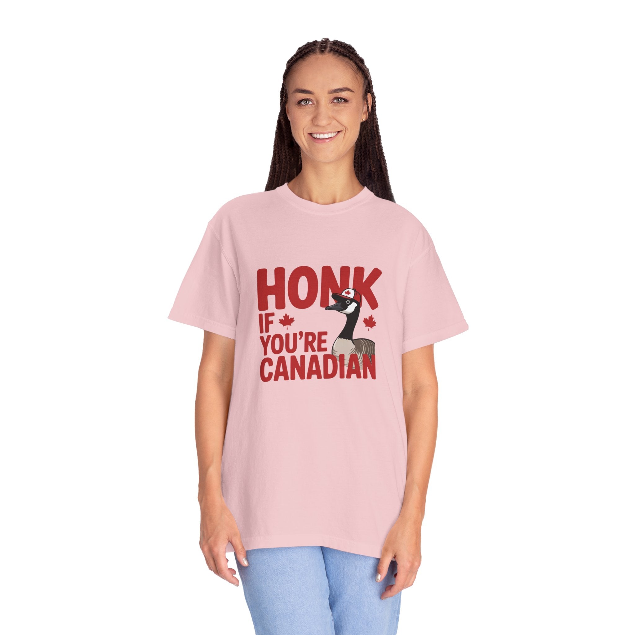 Honk If You’re Canadian T-Shirt — Funny Canada Goose Pride Tee