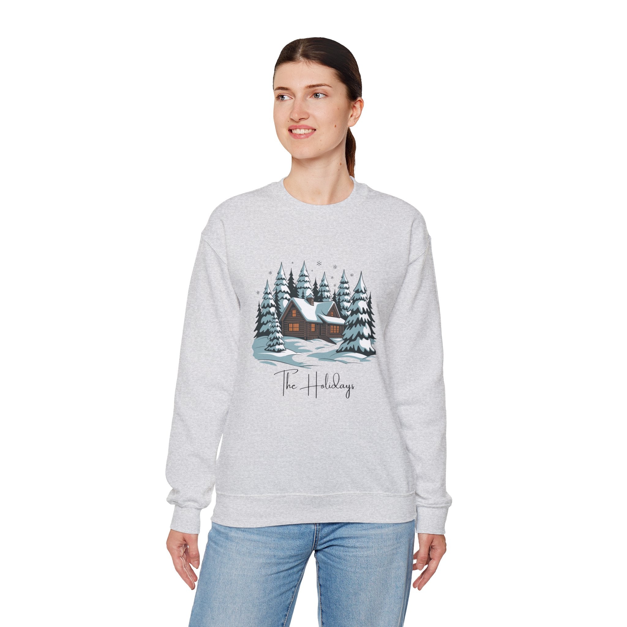 Holiday Cabin Sweatshirt — The Holidays Winter Crewneck