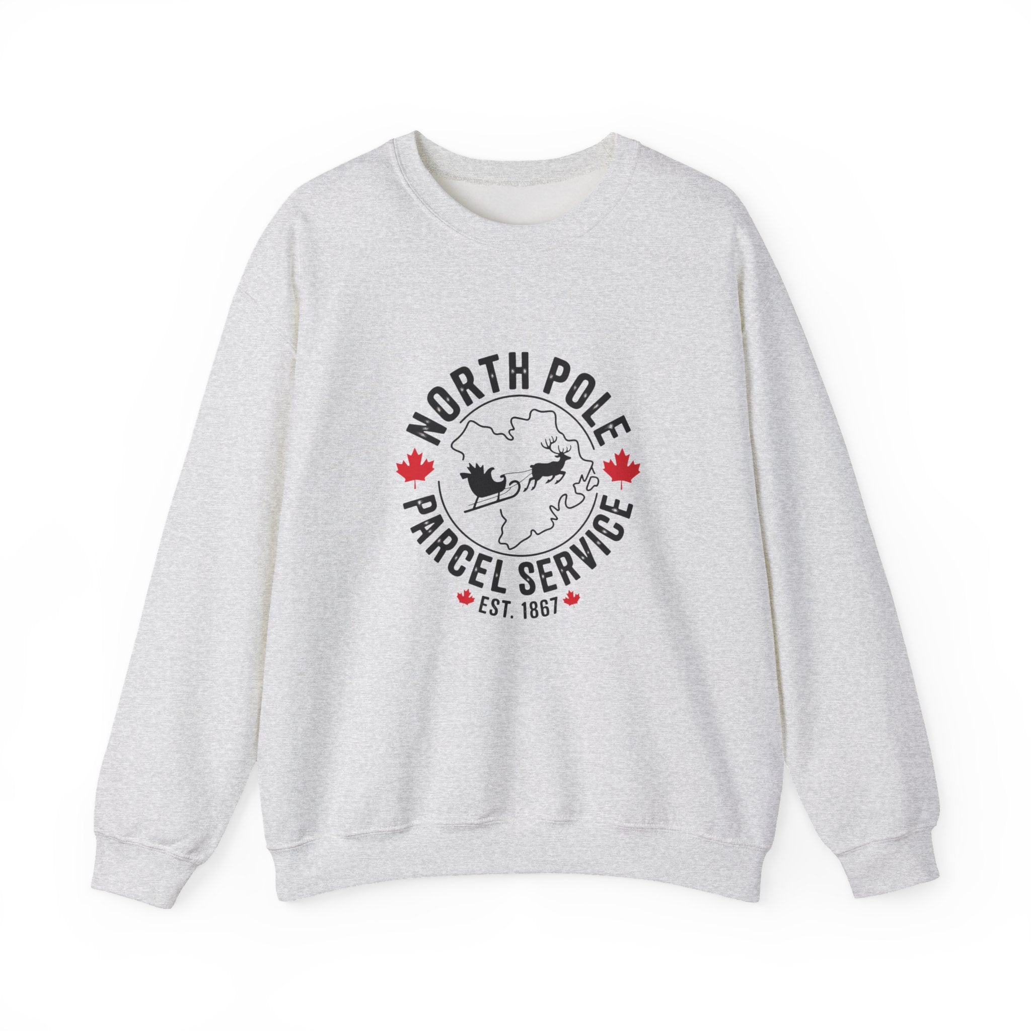 "North Pole Parcel Service" Crewneck Holiday Sweatshirt