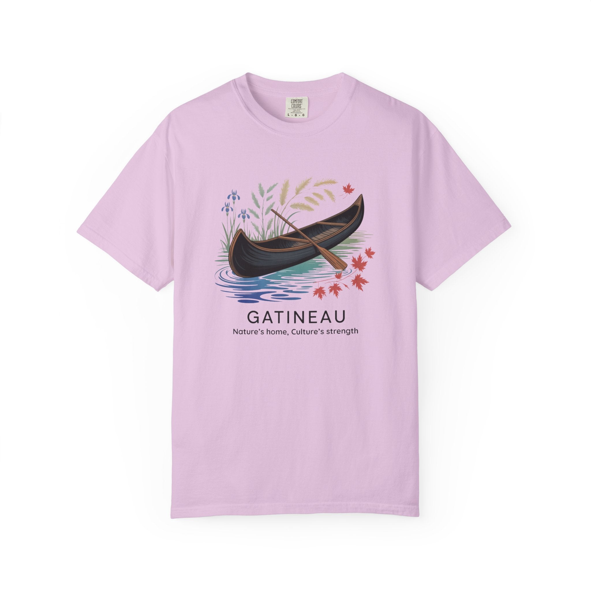 Gatineau Canoe T‑Shirt — Scenic Vintage Canoe Graphic Tee