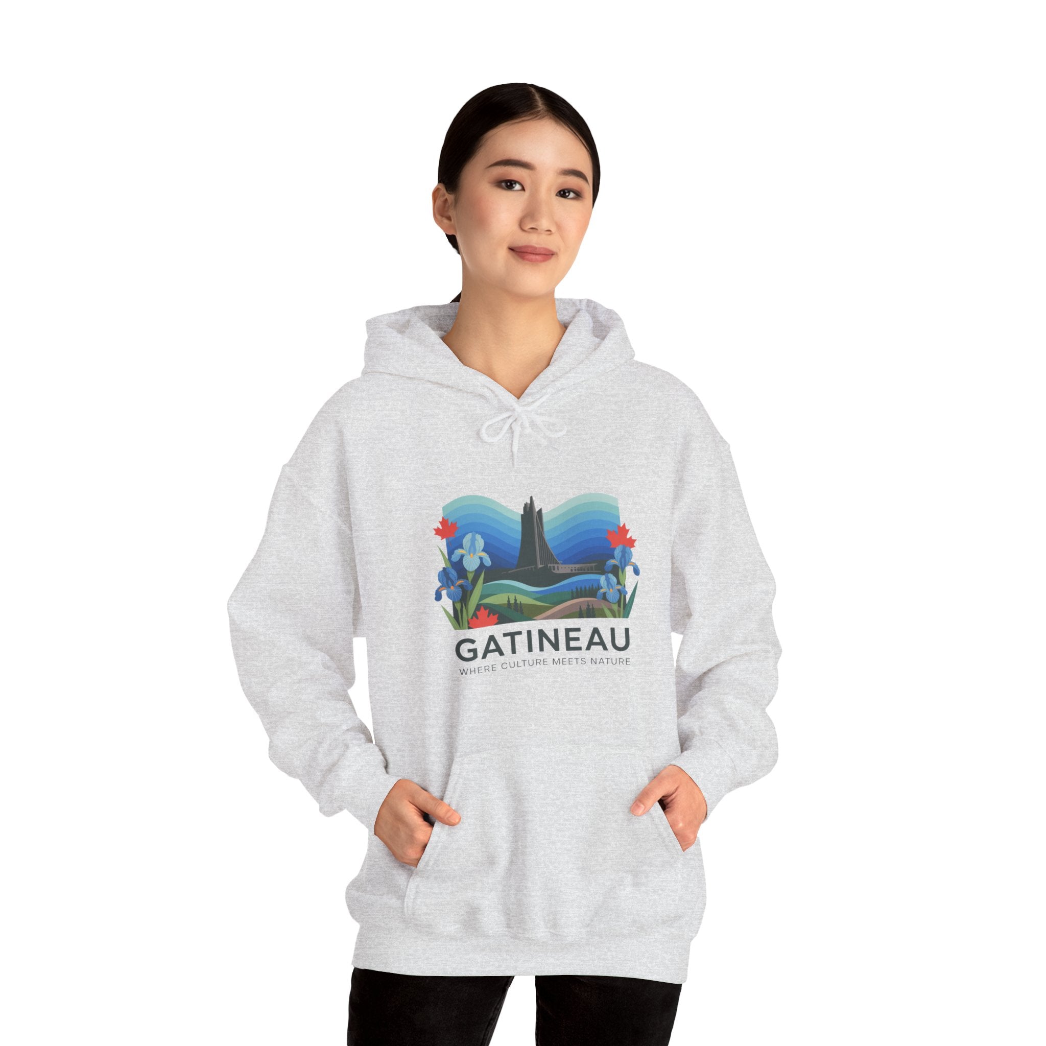 Gatineau Scenic Hoodie — Nature Park Landscape Graphic Sweatshirt