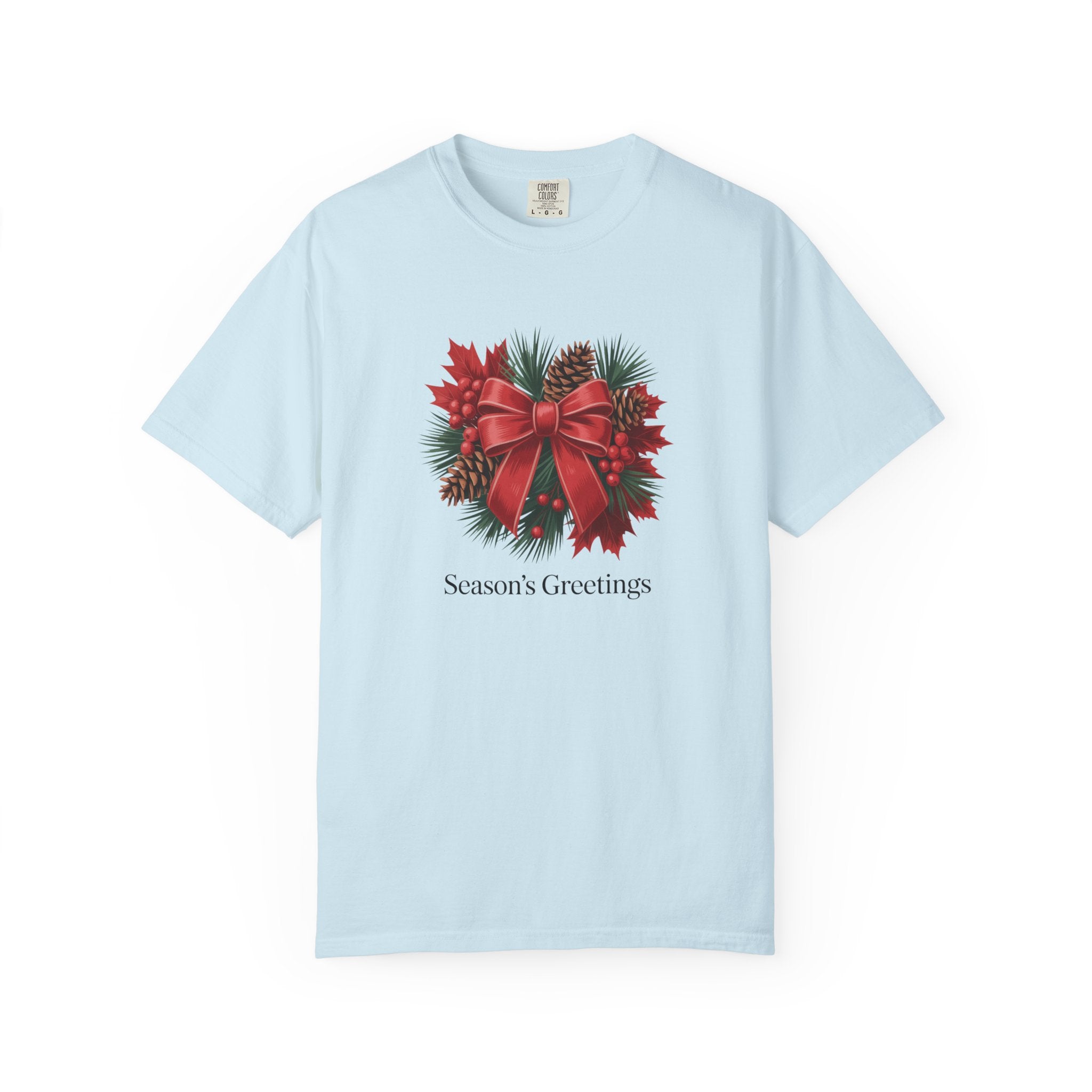 Season's Greetings Christmas Wreath T-Shirt