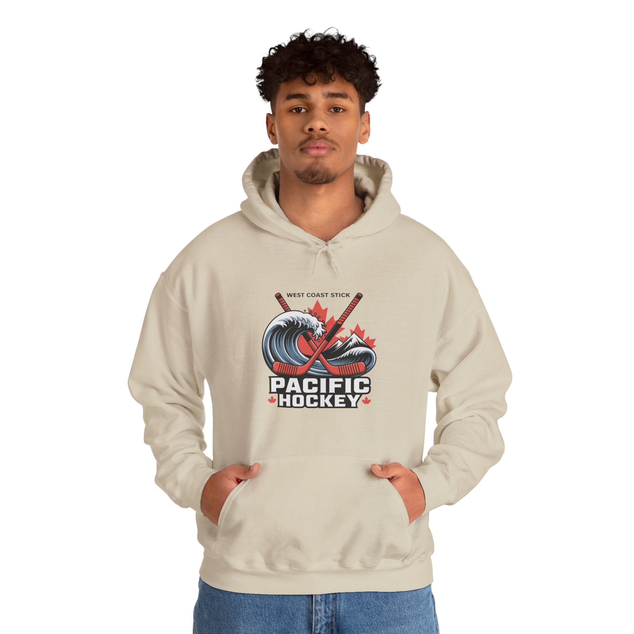Pacific Hockey Hoodie — West Coast Waves Hockey Logo Pullover