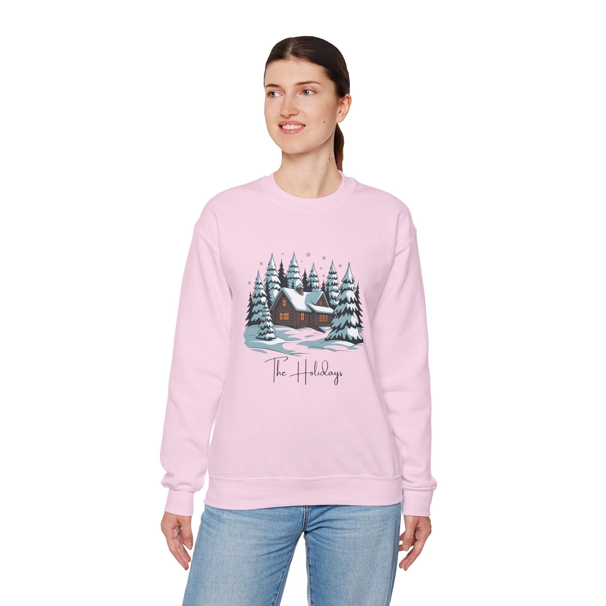 Holiday Cabin Sweatshirt — The Holidays Winter Crewneck