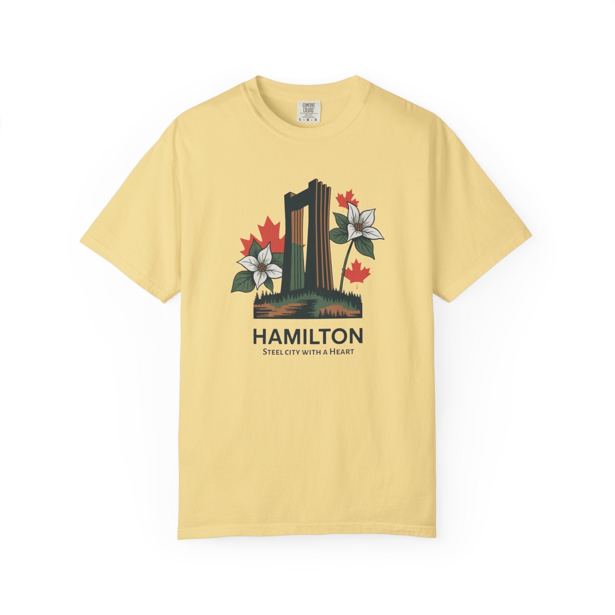 Hamilton Landmark Tee — 'Steel City with a Heart' Graphic T-Shirt
