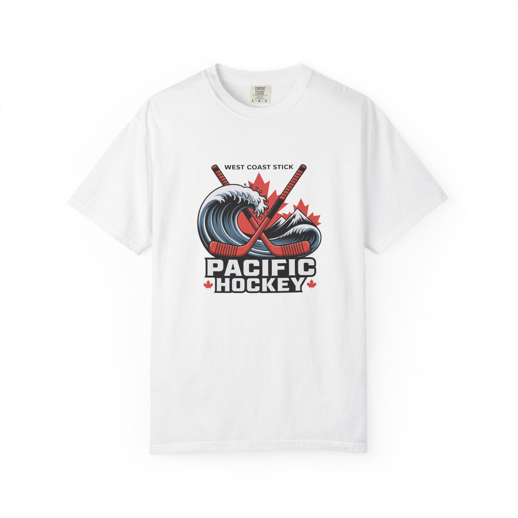 Pacific Hockey T‑Shirt — West Coast Wave & Maple Leafs Hockey Tee