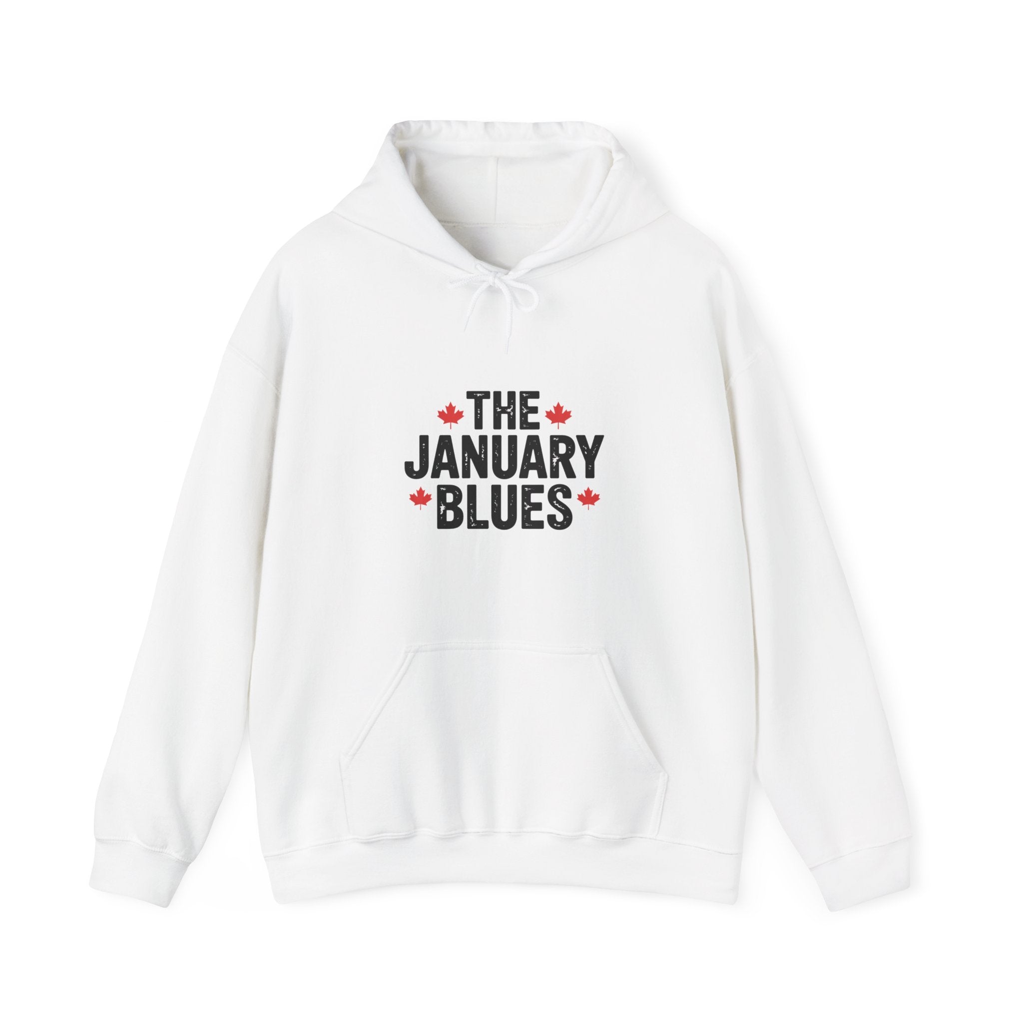 "The January Blues" Cozy Winter Pullover - Hoodie