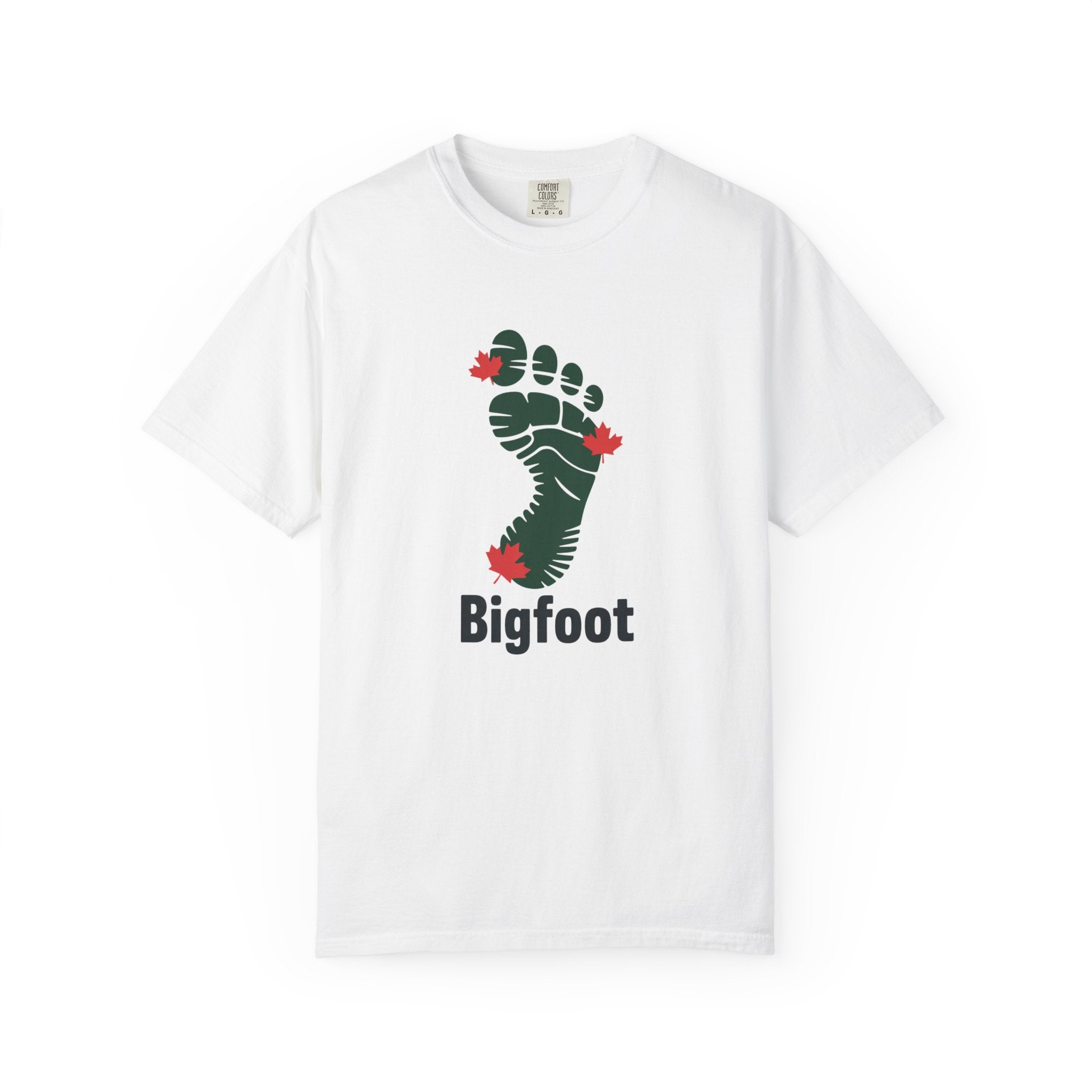 Bigfoot Footprint T-Shirt — Woodland Sasquatch Graphic Tee