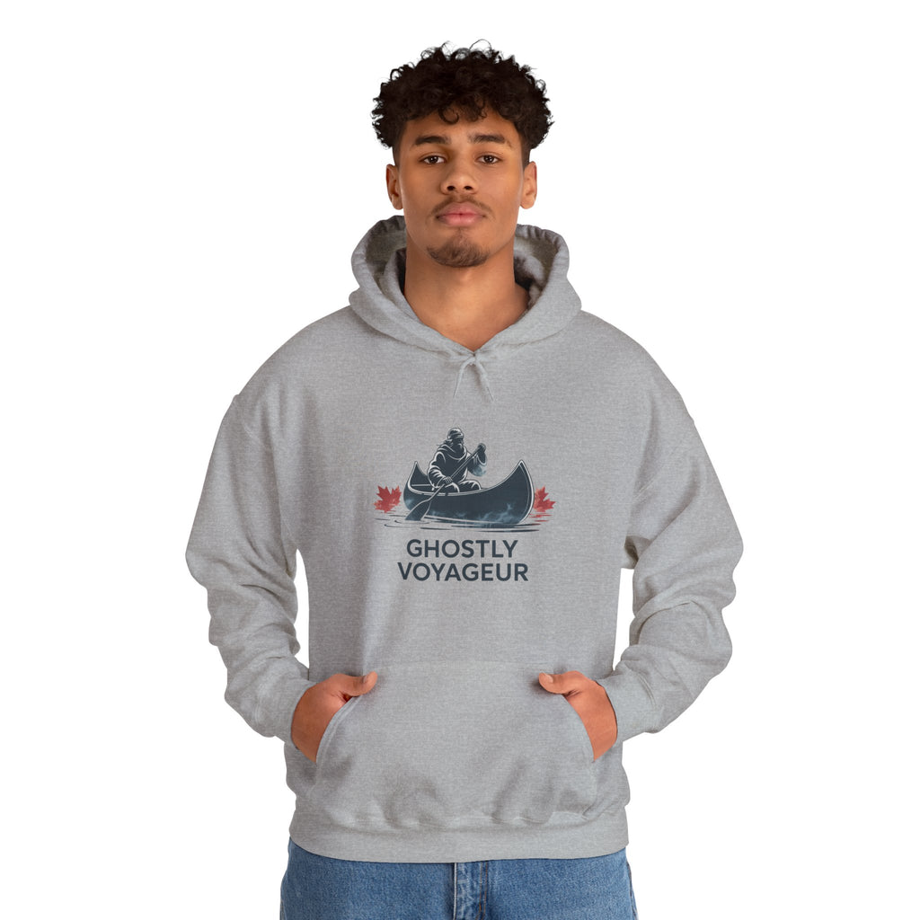 Ghostly Voyageur Canoe Hoodie