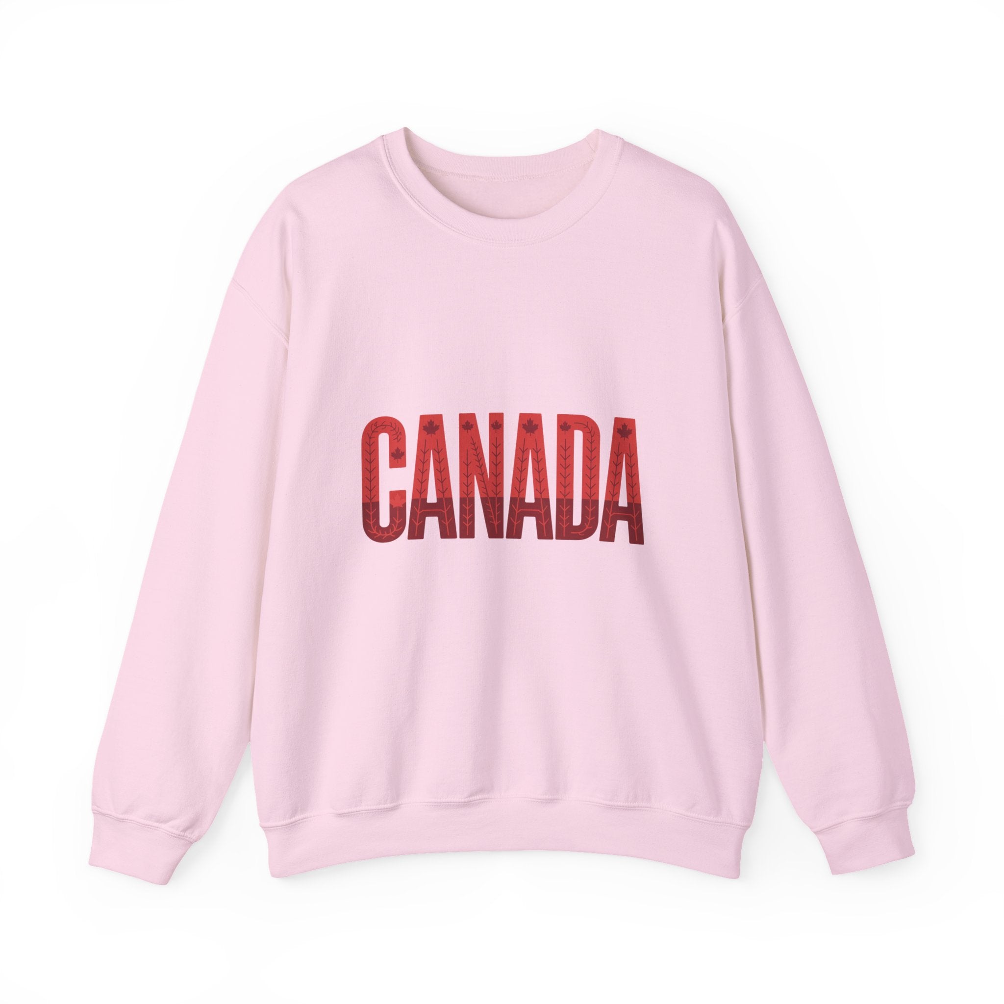 Canada Crewneck Sweatshirt – Bold Red Vintage Text