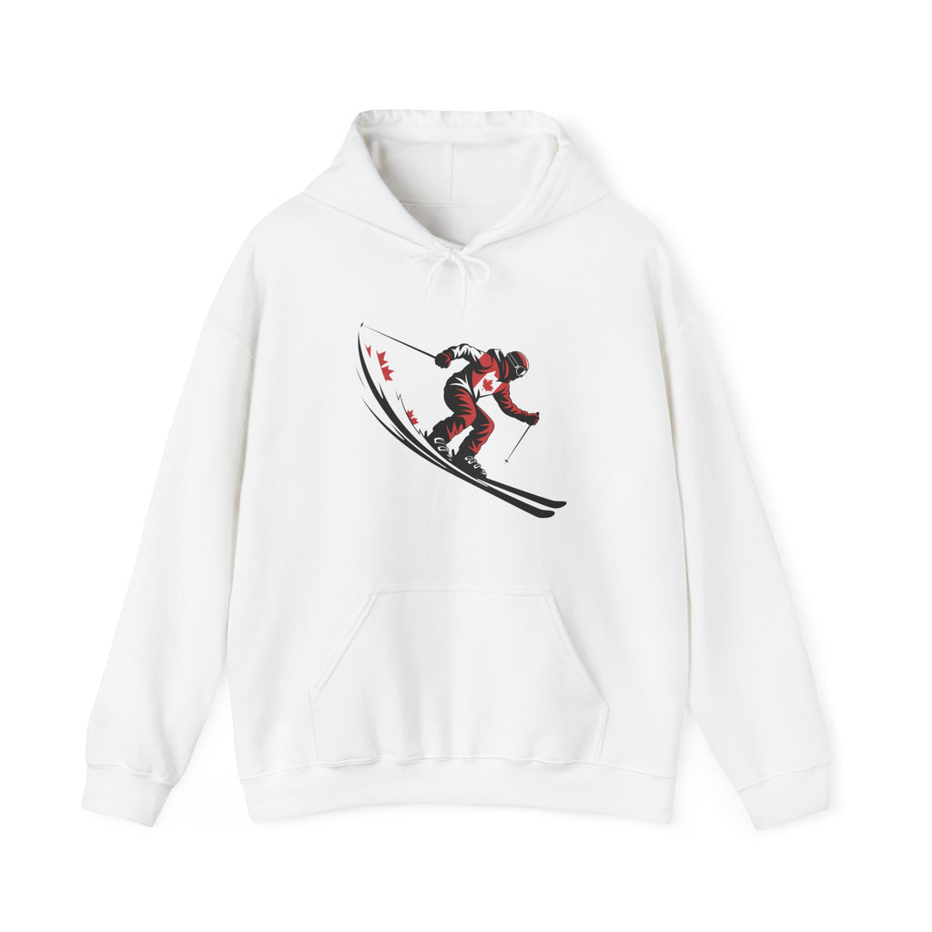 Ski Racer Hoodie – Retro Alpine Skier Graphic Sweatshirt