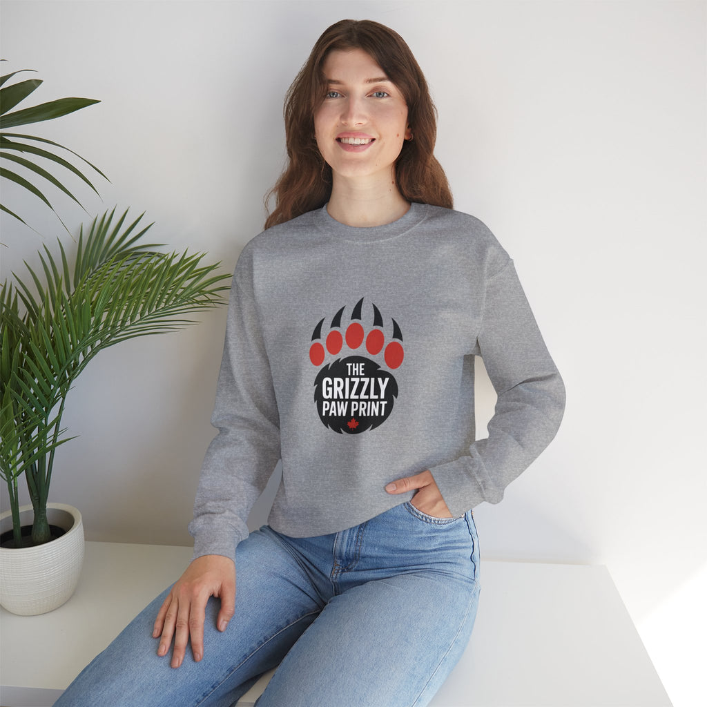 The Grizzly Paw Print Logo Crewneck - Sweatshirt
