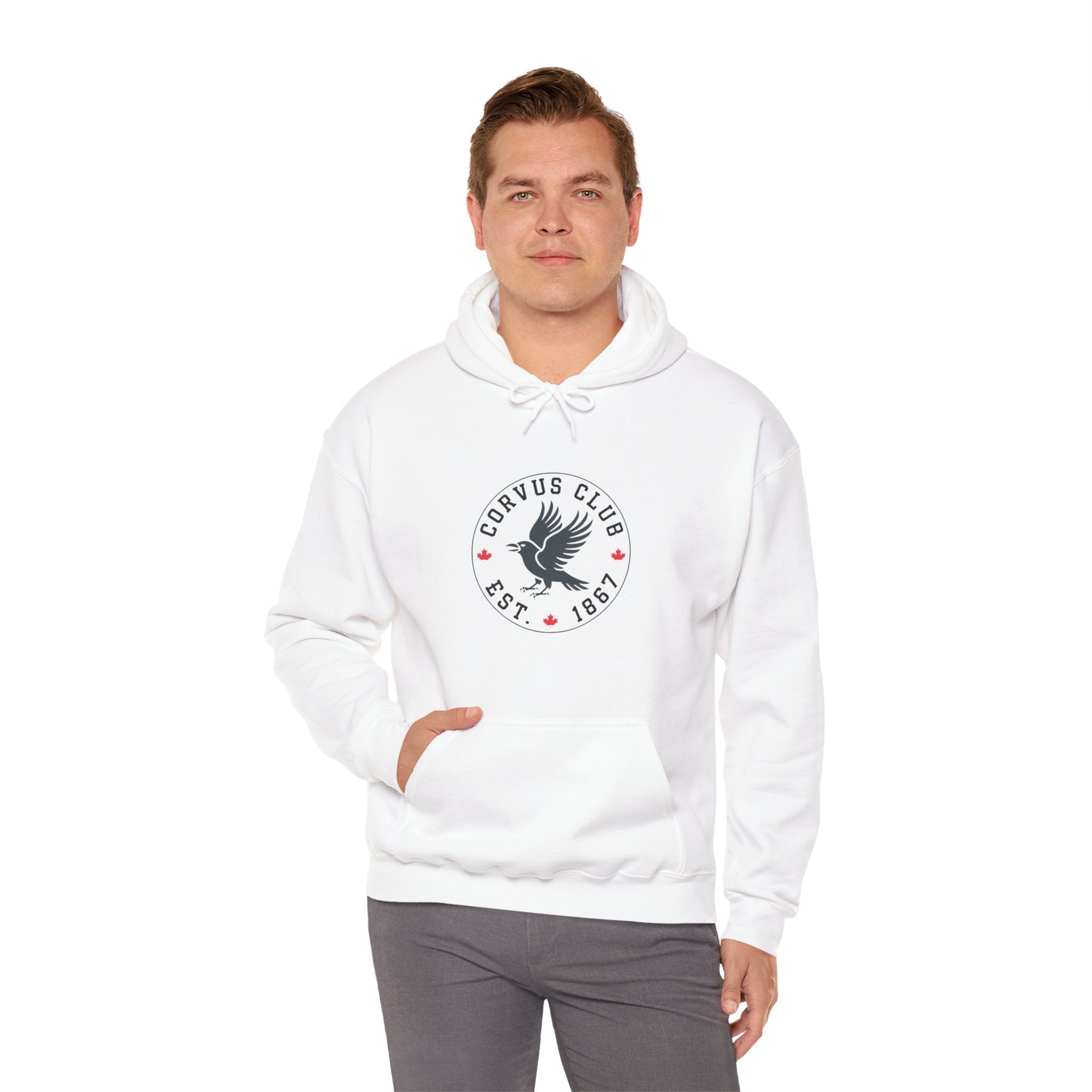 Corvus Club Est. 1861 Raven Crest - Pullover Hoodie
