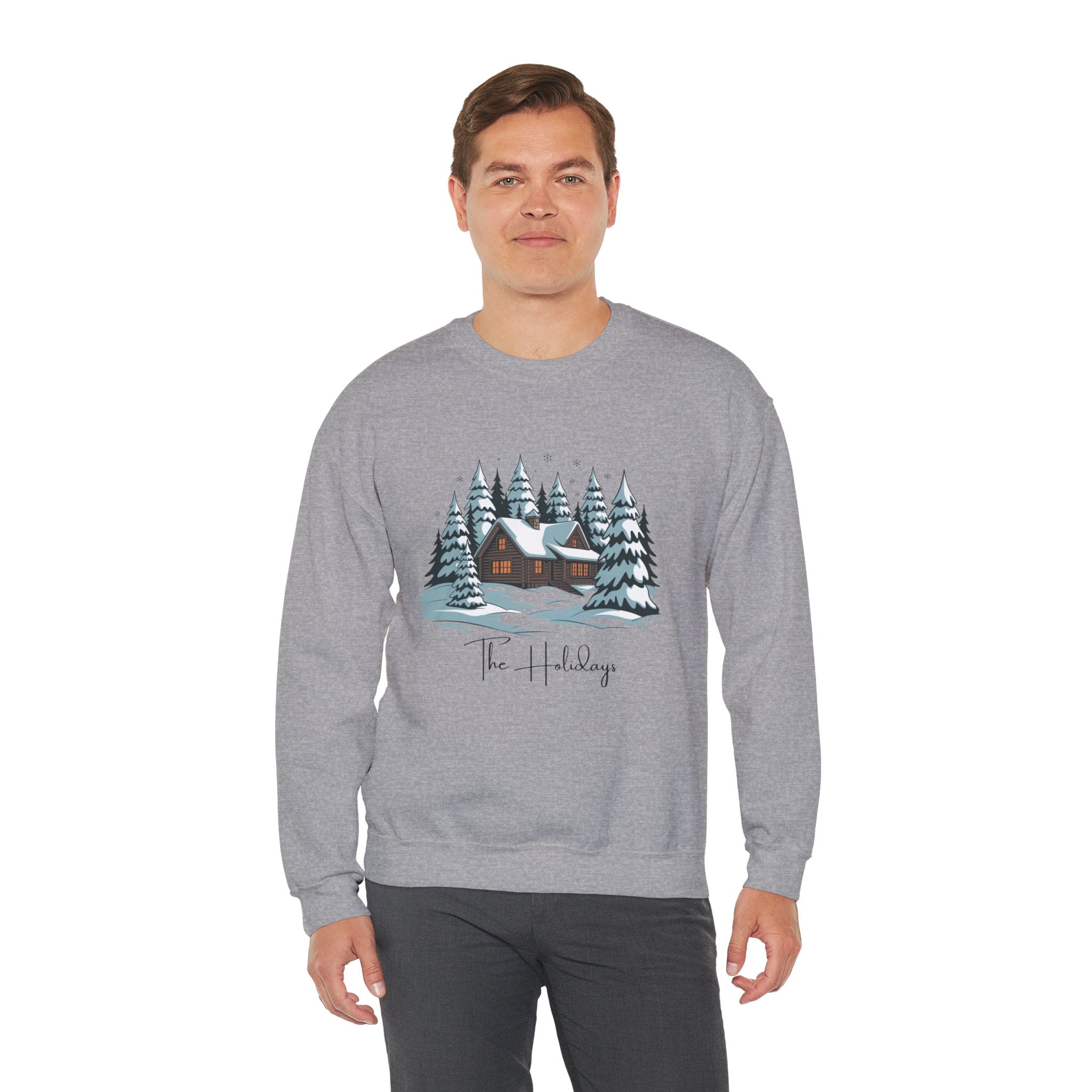 Holiday Cabin Sweatshirt — The Holidays Winter Crewneck