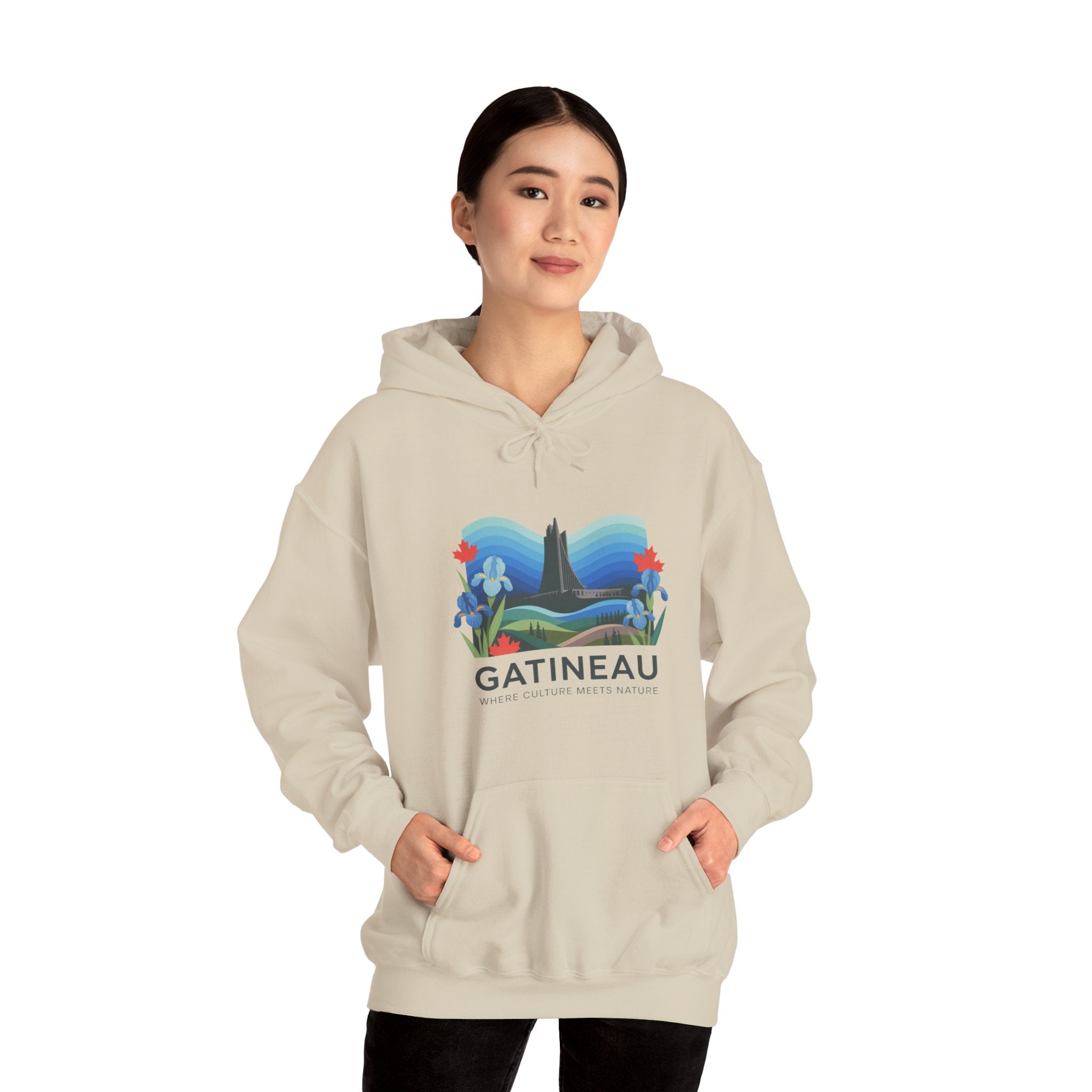 Gatineau Scenic Hoodie — Nature Park Landscape Graphic Sweatshirt