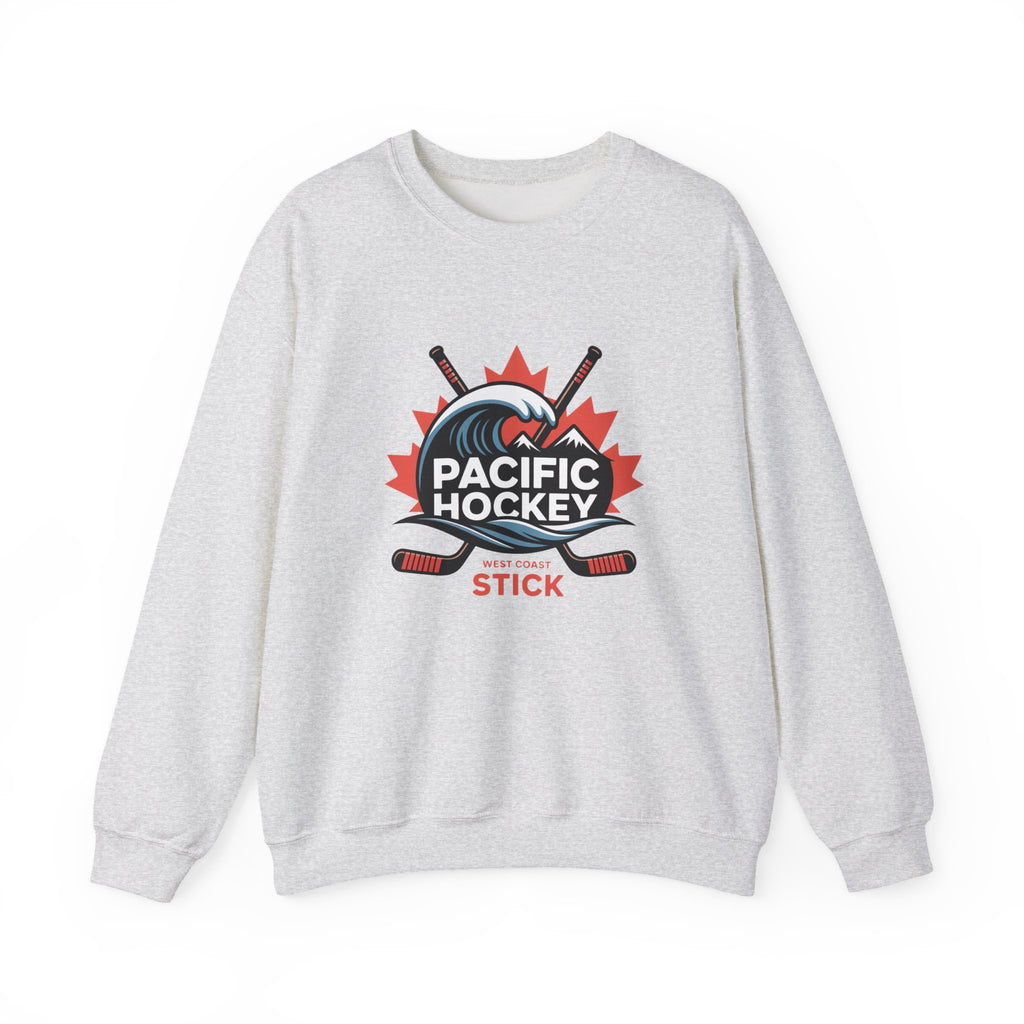 Pacific Hockey Crewneck Sweatshirt – Vintage Hockey Logo Pullover