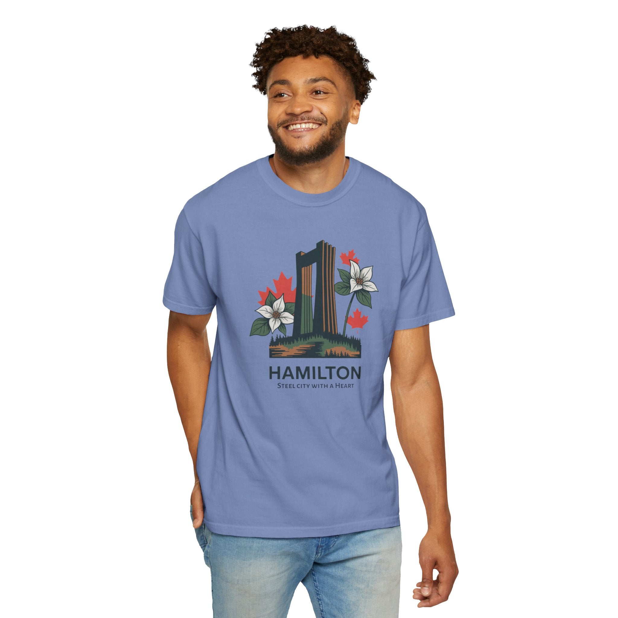 Hamilton Landmark Tee — 'Steel City with a Heart' Graphic T-Shirt
