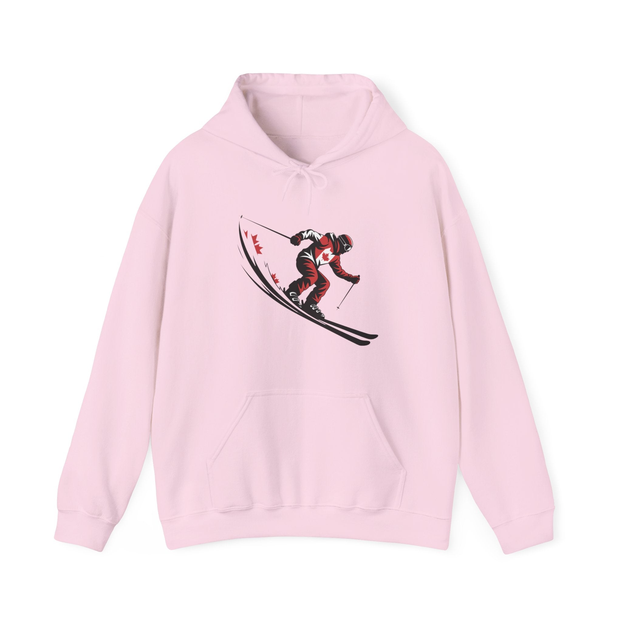 Ski Racer Hoodie – Retro Alpine Skier Graphic Sweatshirt