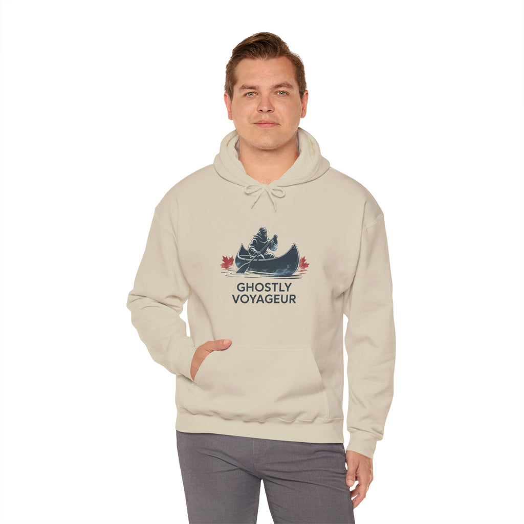 Ghostly Voyageur Canoe Hoodie