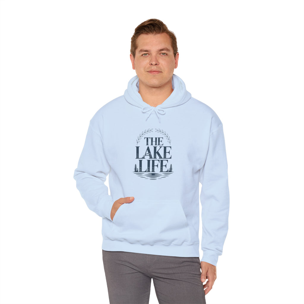 Lake Life Hoodie — "The Lake Life" Cozy Outdoor Cabin Hoodie